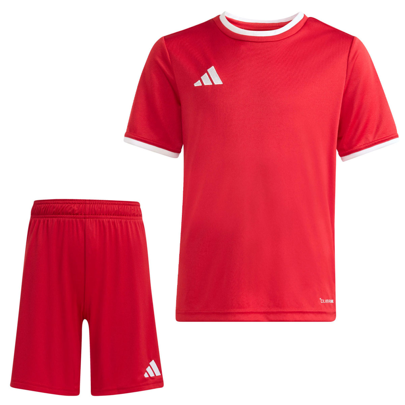 Kit de football adidas Entrada 26 pour Enfants, rouge et blanc