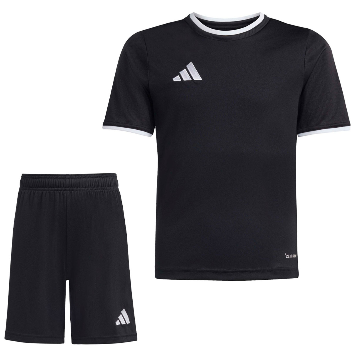 adidas Entrada 26 Voetbaltenue Kids Zwart Wit