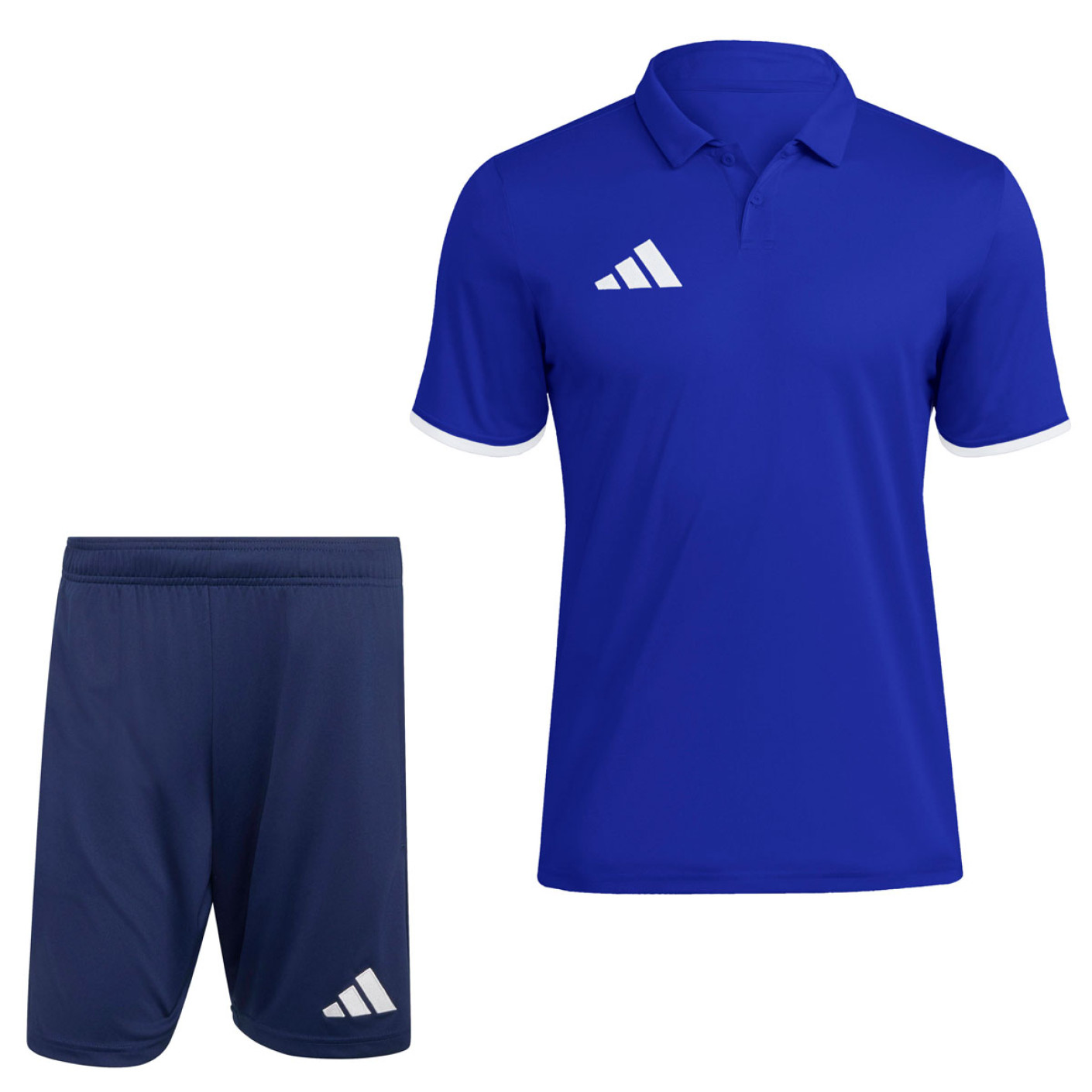 Ensemble d'entraînement adidas Entrada 26 Polo bleu blanc
