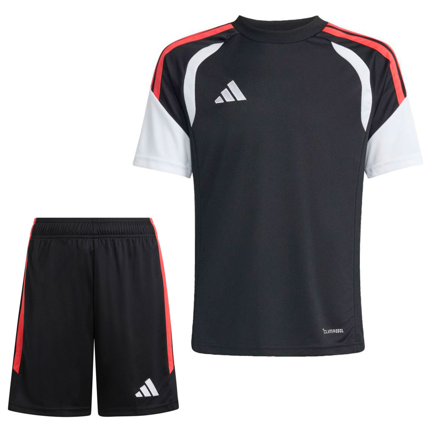 Kit de football adidas Tiro 26 League pour Enfants, noir et rouge
