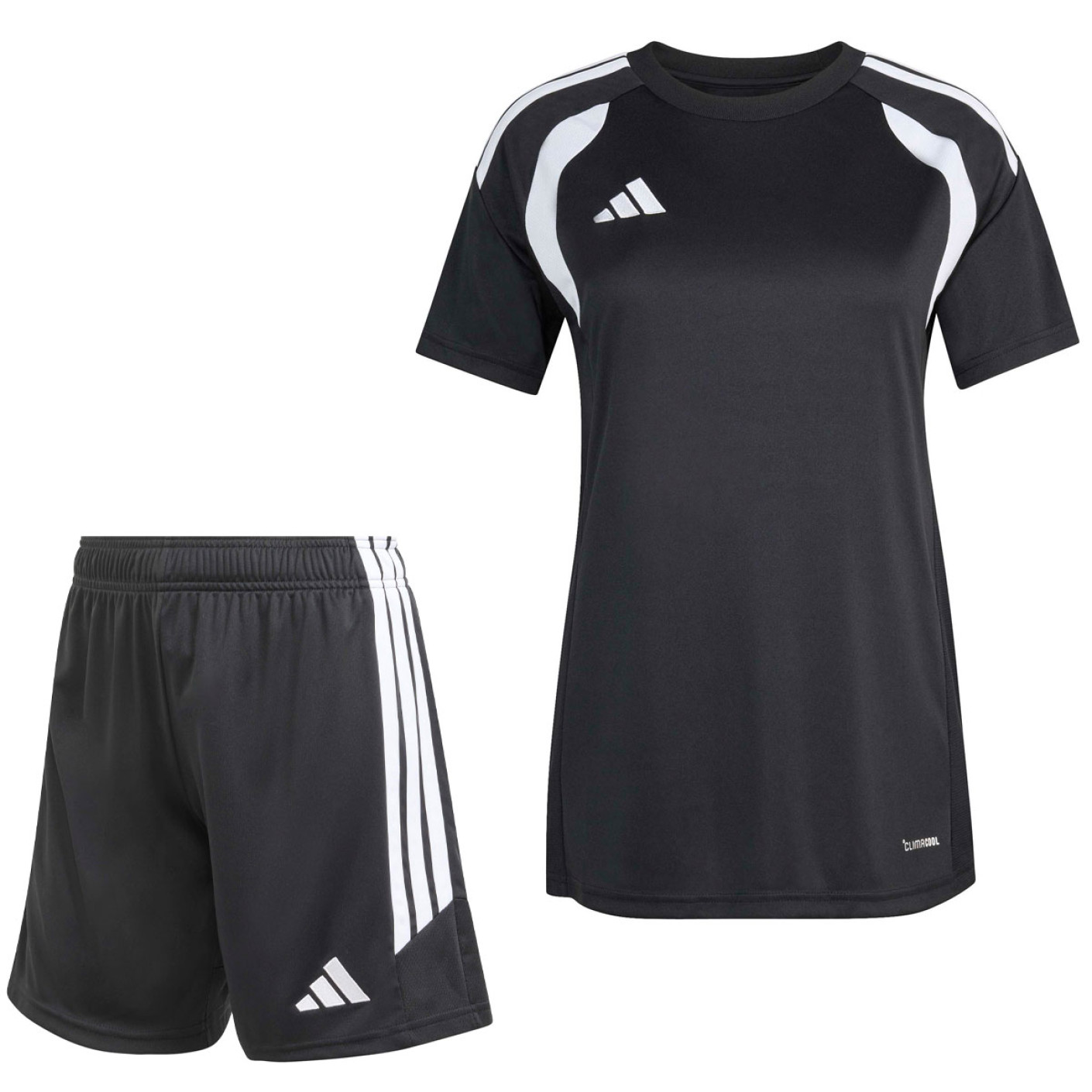 Maillot de football adidas Tiro 26 League pour femmes, noir et blanc