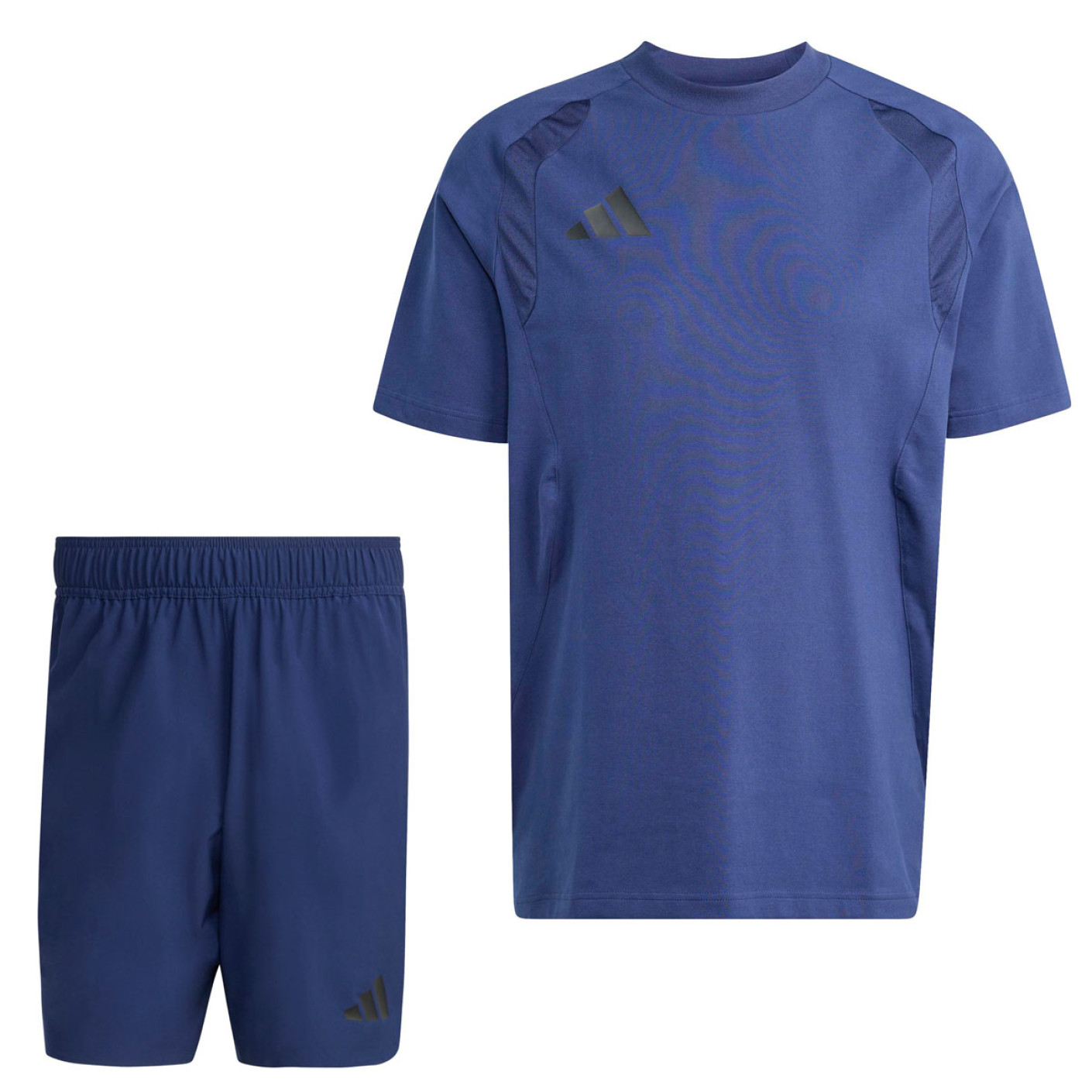 Set d'entraînement adidas Tiro Travel bleu foncé noir