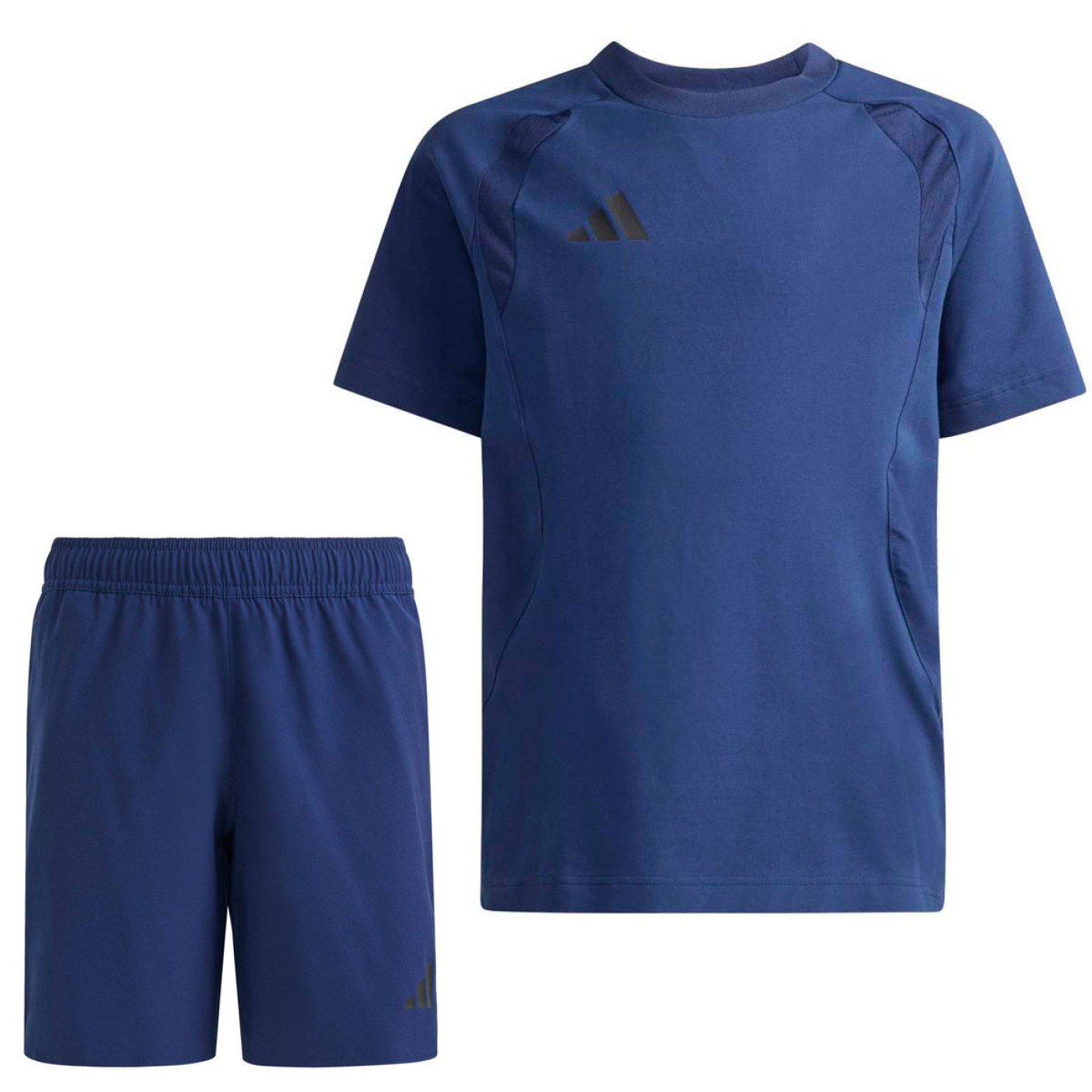 Kit d'entraînement adidas Tiro Travel pour Enfants, bleu foncé et noir