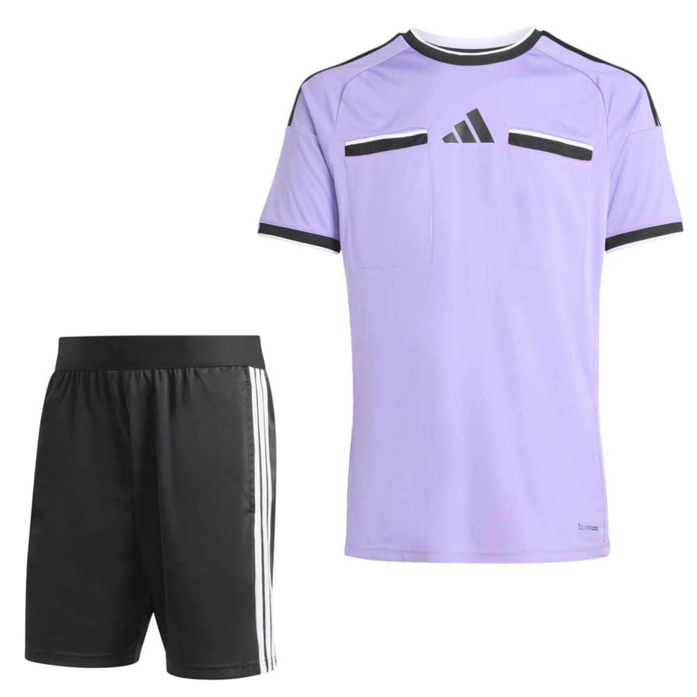 Kit d'arbitre adidas REF 26 violet noir