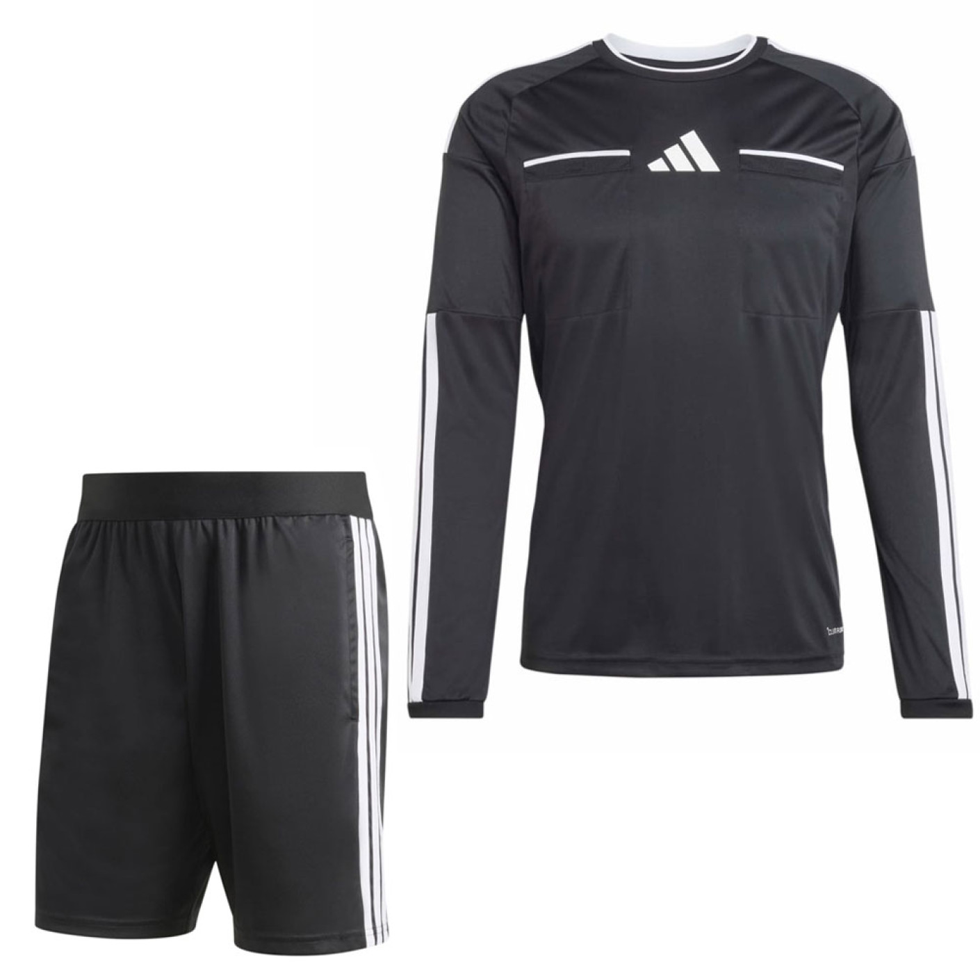 adidas REF 26 Scheidsrechtertenue Lange Mouwen Zwart Wit
