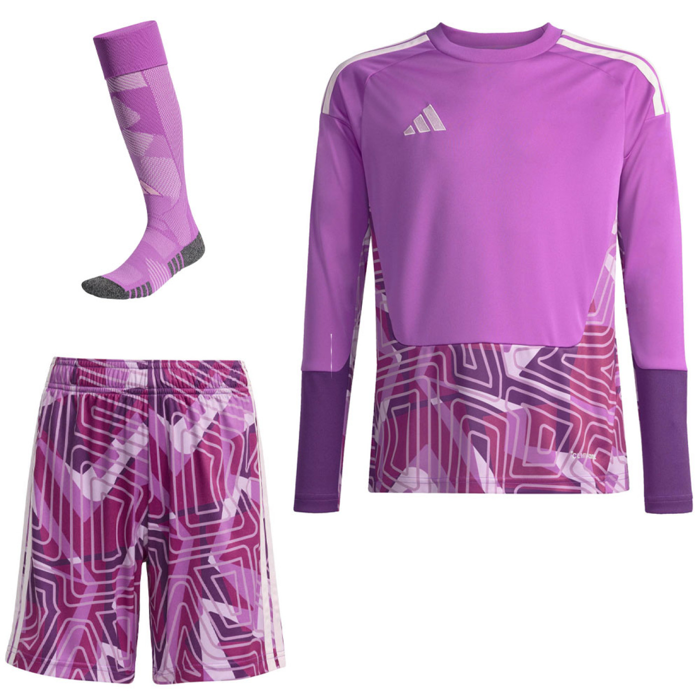 adidas Tiro 26 Competition Keeperstenue Lange Mouwen Kids Roze