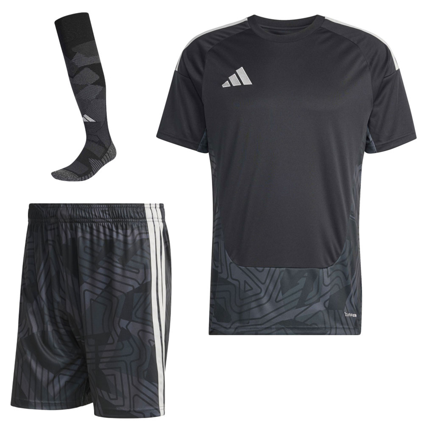 adidas Tiro 26 Competition Keeperstenue Korte Mouwen Zwart
