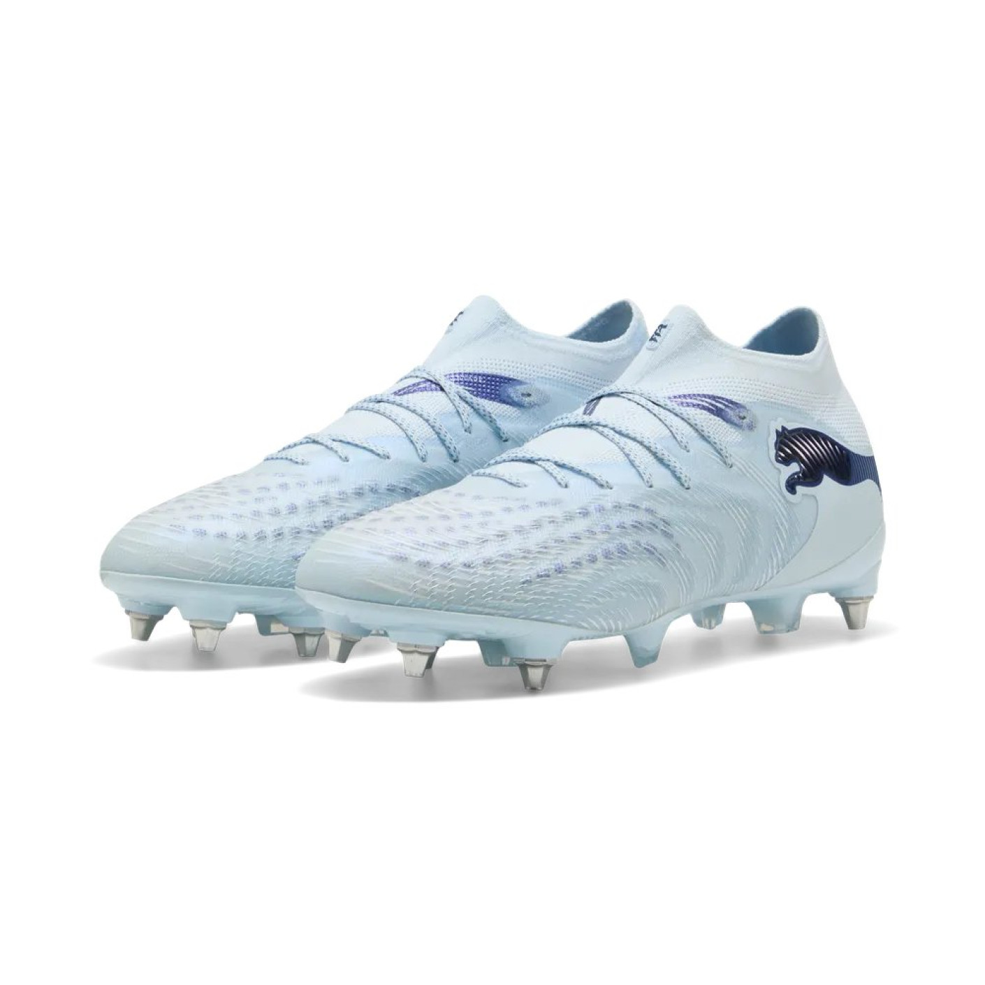 PUMA Future 9 Ultimate Crampons Vissés Chaussures de Foot (SG) Bleu Clair Bleu