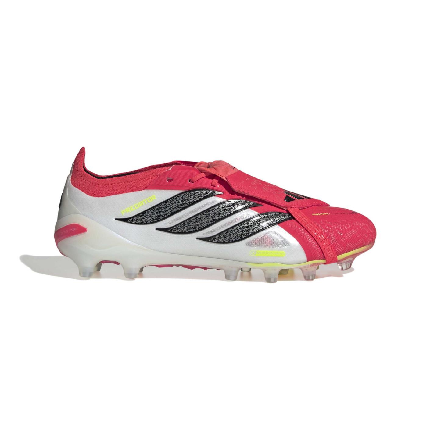 adidas Predator Elite FT Gazon Artificiel Chaussures de Foot (AG) Rouge Blanc Noir