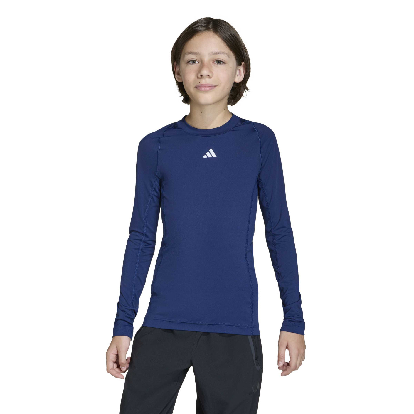 adidas TECHFIT Ondershirt Kids Donkerblauw