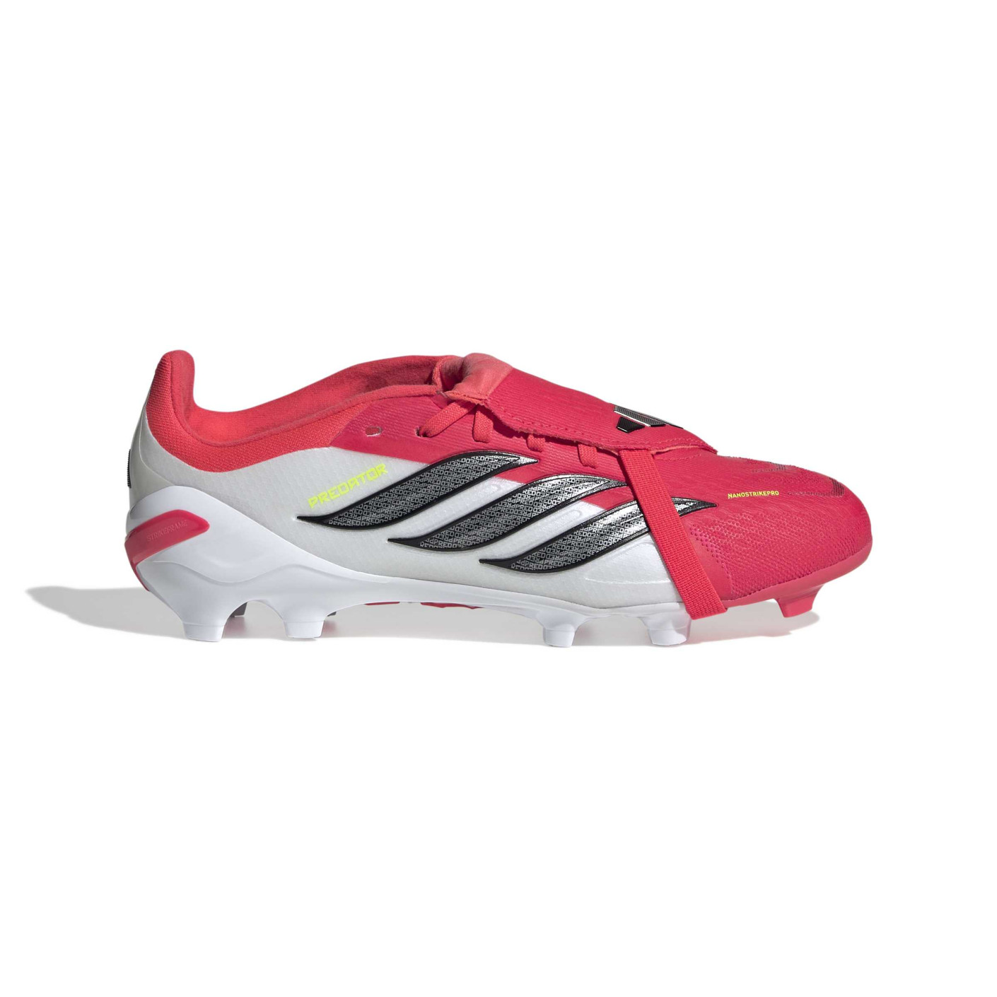 adidas Predator Elite FT Gras Voetbalschoenen (FG) Kids Rood Wit Zwart