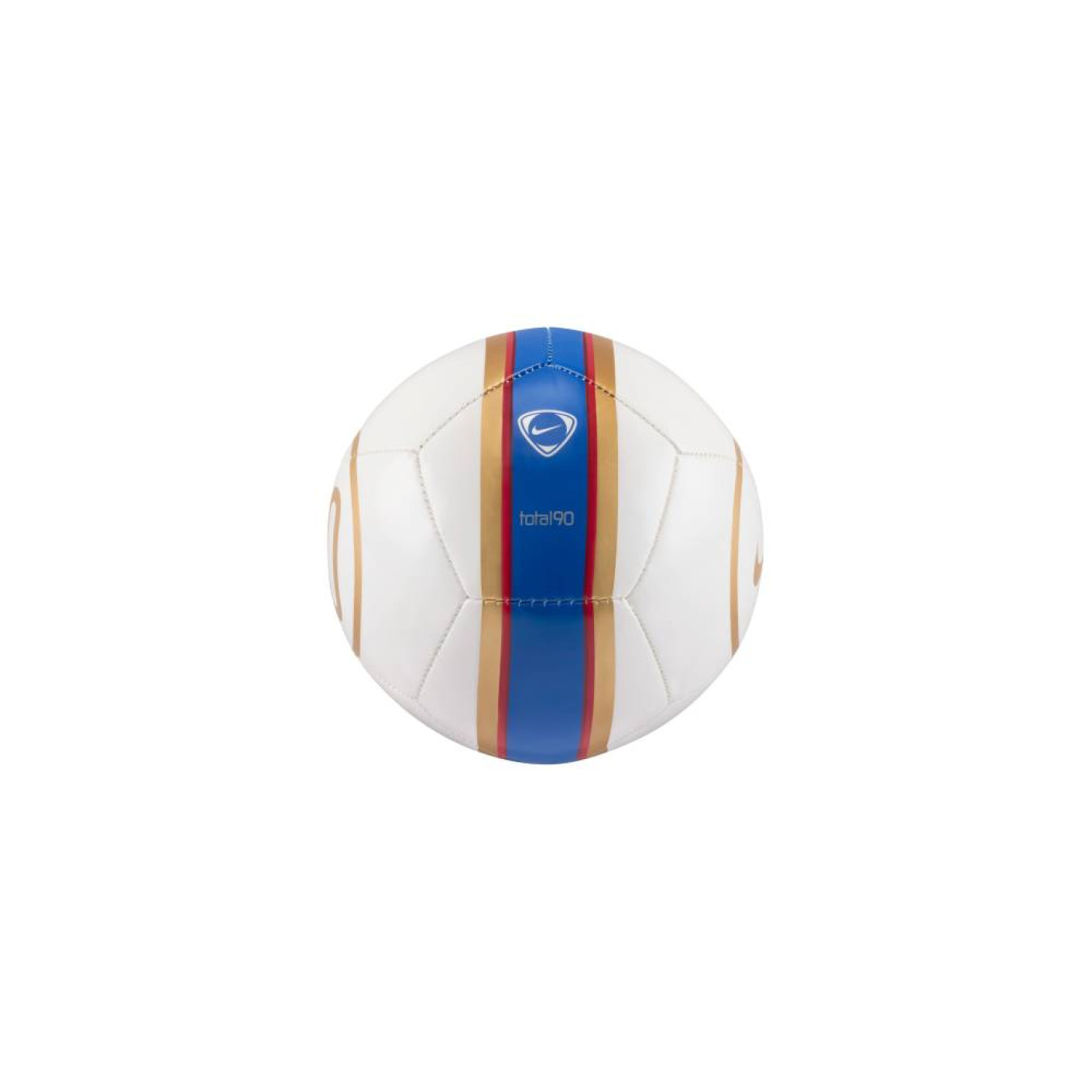 Nike Total 90 Mini Ballon de Foot Taille 1 Blanc Doré Bleu