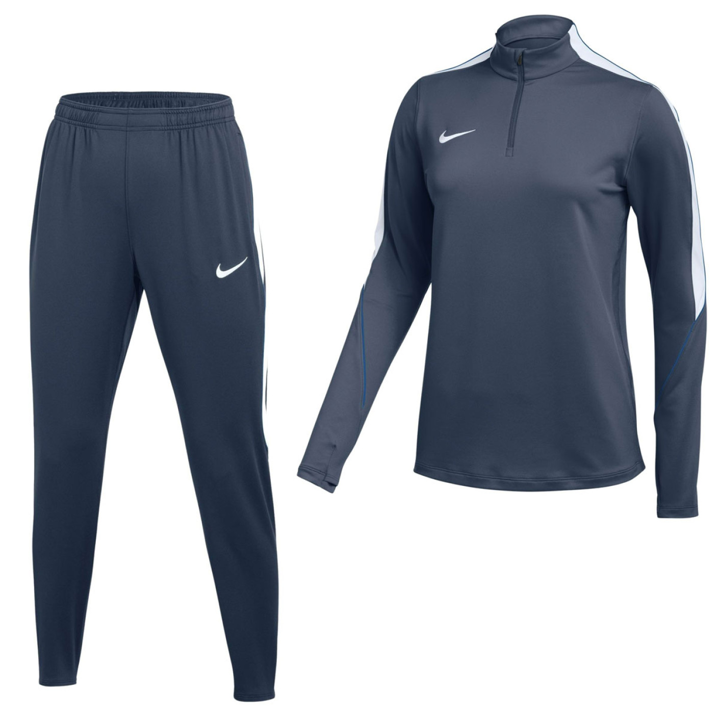 Nike Dri-FIT Strike 26 Trainingspak 1/4-Zip Dames Donkerblauw Wit