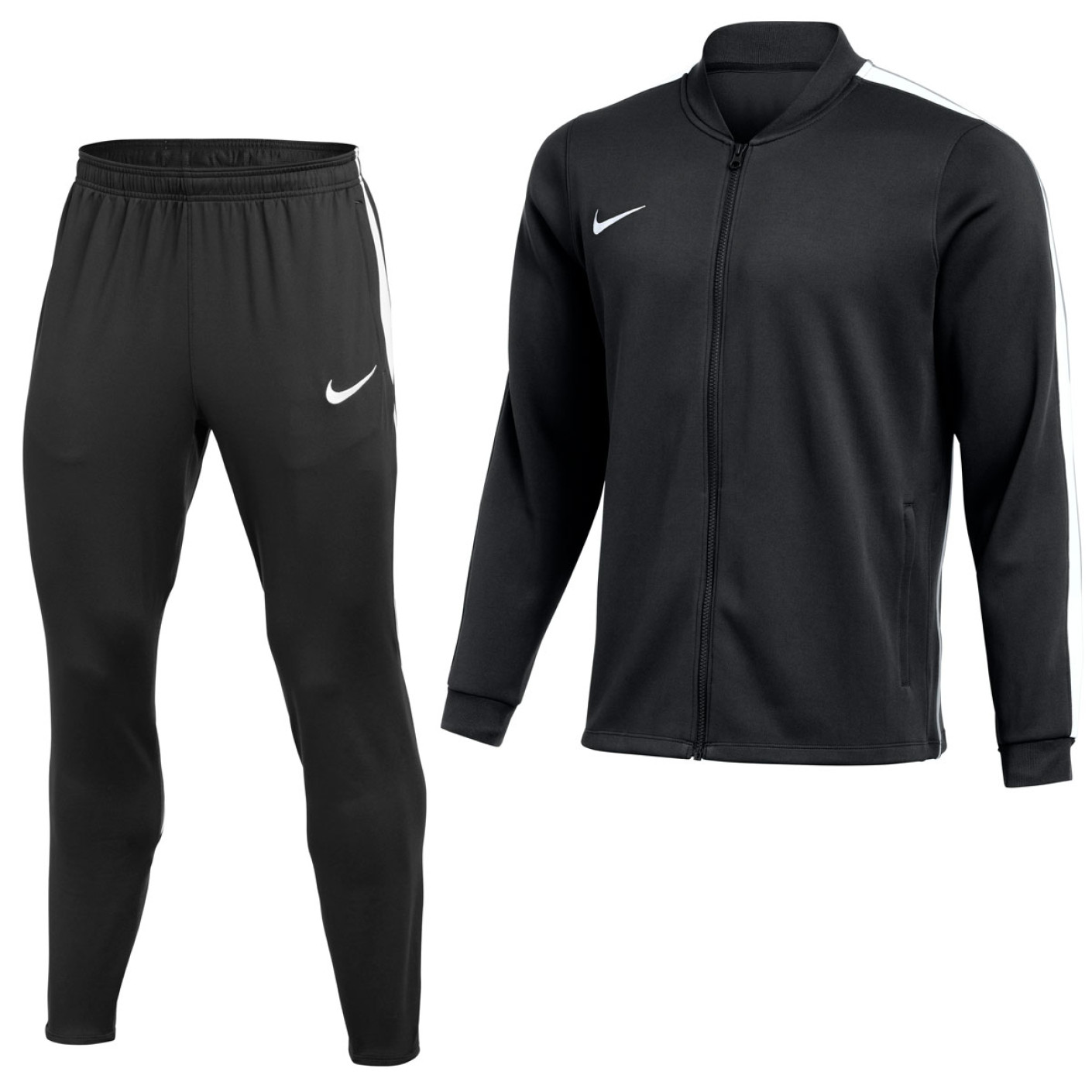 Survêtement à fermeture éclair intégrale Nike Dri-FIT Strike 26 noir et blanc
