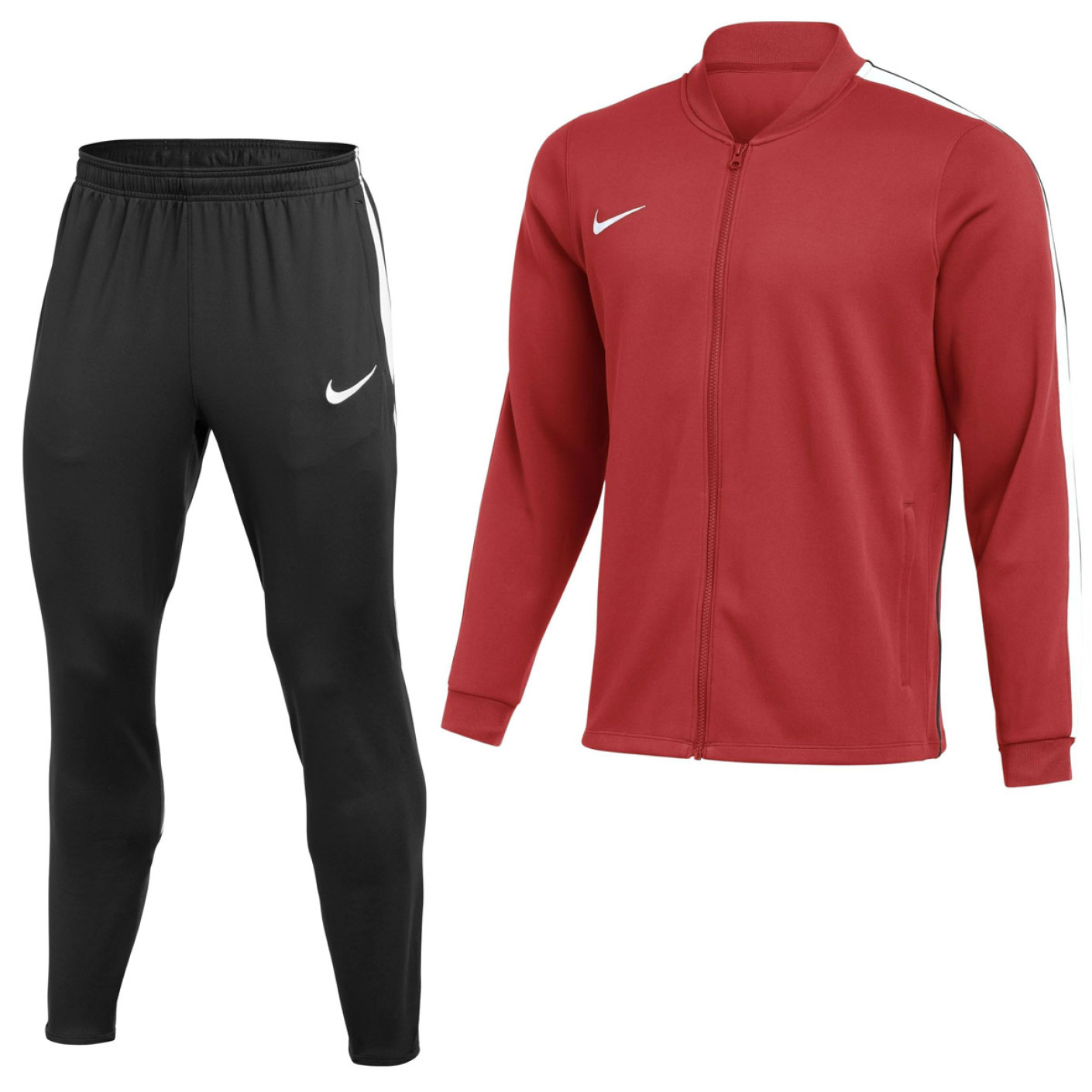 Survêtement à fermeture éclair intégrale Nike Dri-FIT Strike 26 rouge noir
