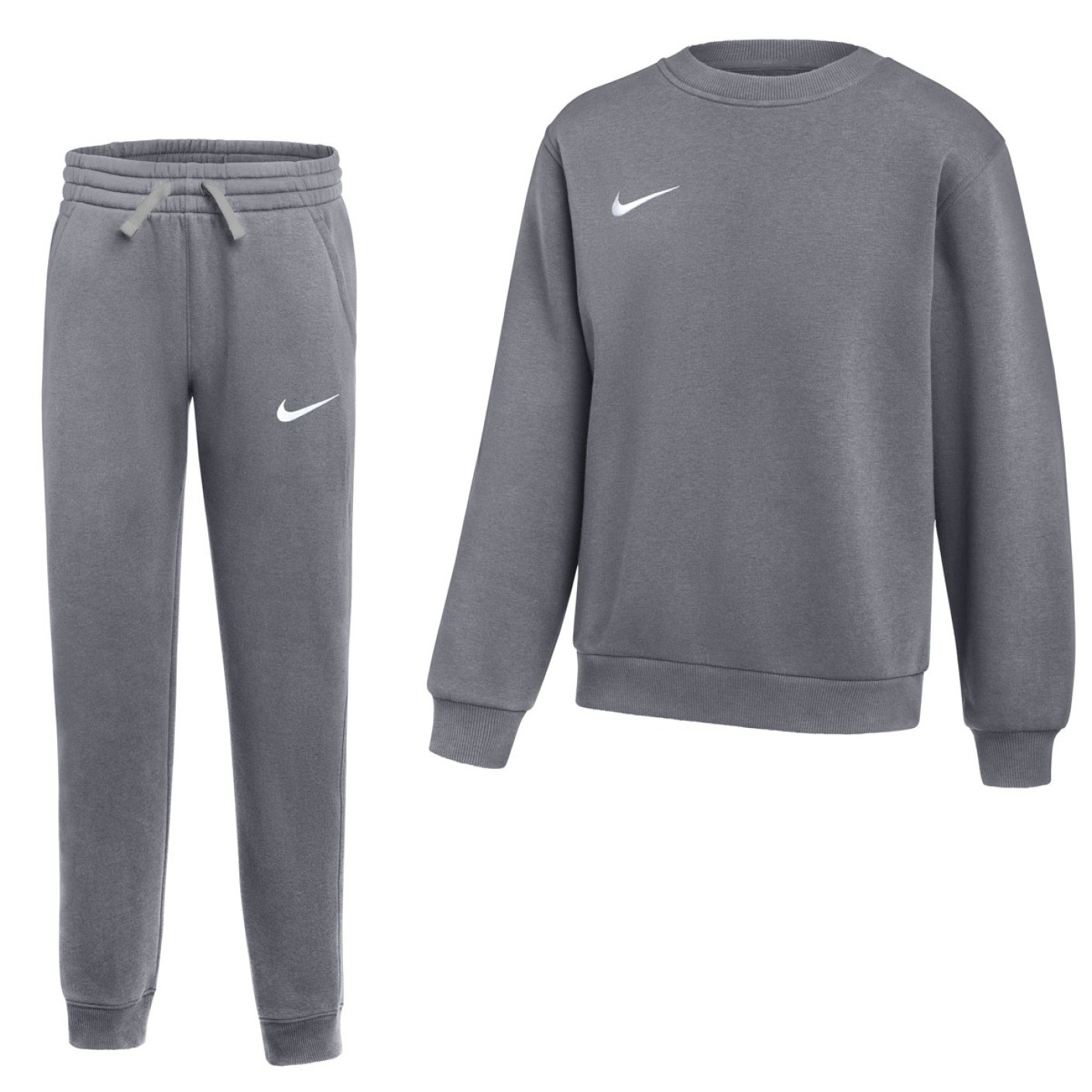 Combinaison De Jogging En Polaire Nike Park 26 Pour Enfants, Gris Foncé, Blanc