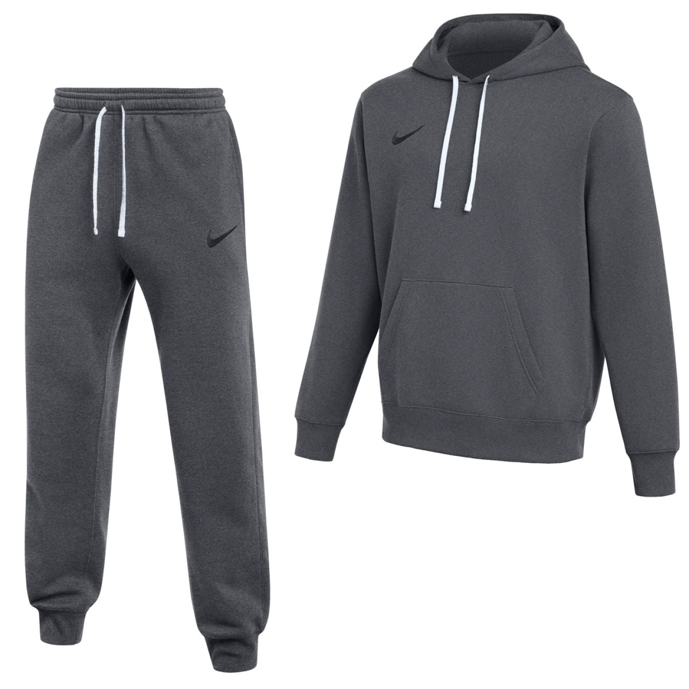 Survêtement à capuche Nike Park 26 en polaire gris foncé et noir