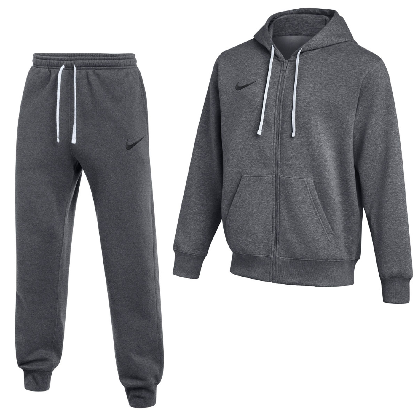 Nike Park 26 Fleece Vest Joggingpak Donkergrijs Zwart