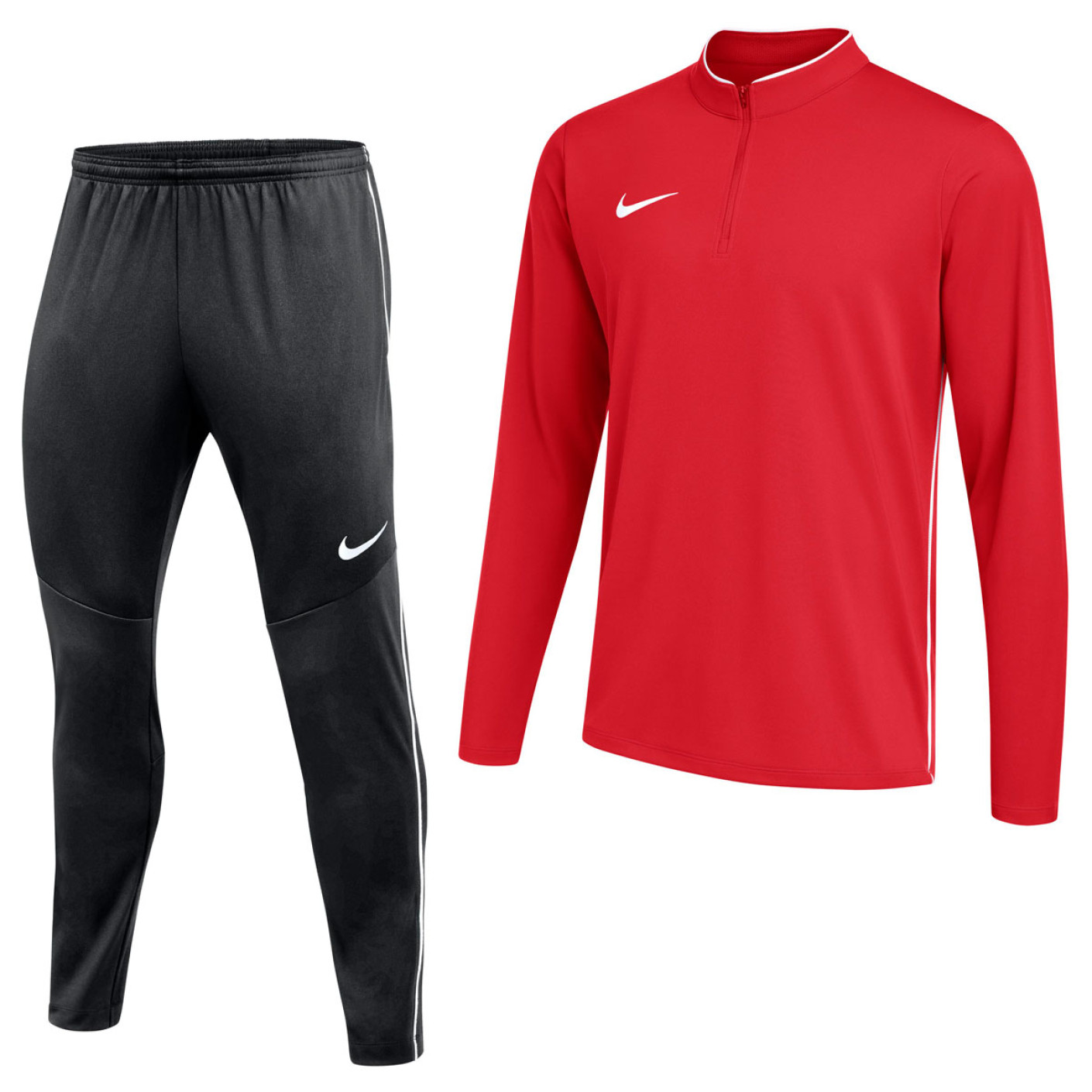 Survêtement Nike Dri-FIT Park 26 à 1/4 fermeture éclair rouge noir