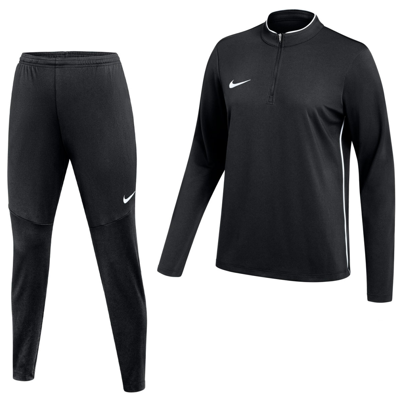 Nike Dri-FIT Park 26 Trainingspak 1/4-Zip Dames Zwart Wit