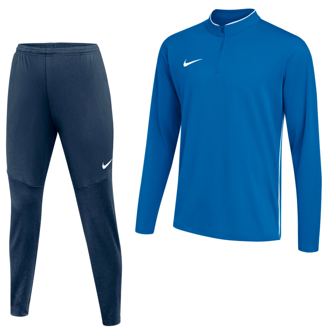 Survêtement Nike Dri-FIT Park 26 à 1/4 Zip pour Enfants, bleu, bleu foncé