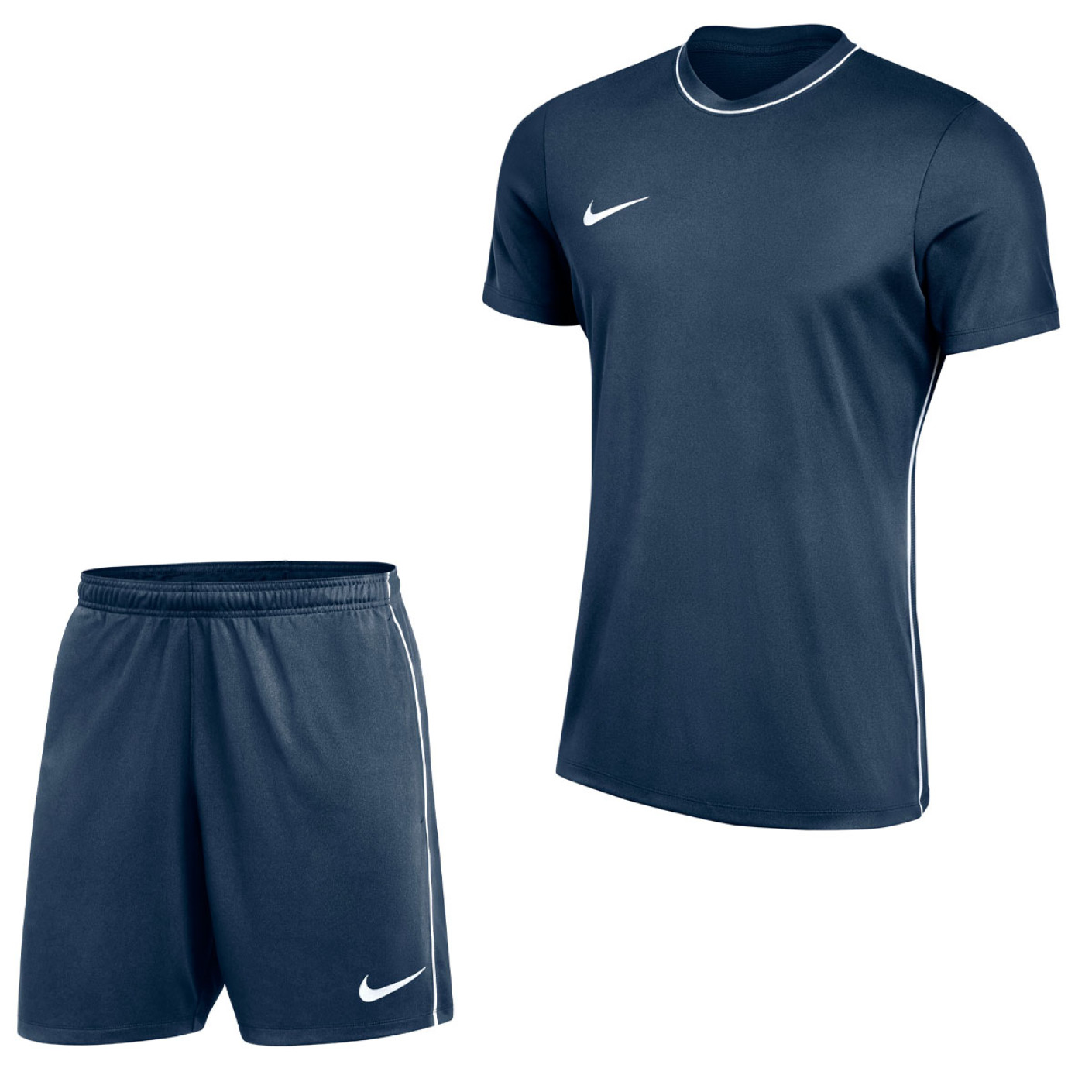 Kit d'entraînement Nike Dri-FIT Park 26 pour Enfants, bleu foncé et blanc