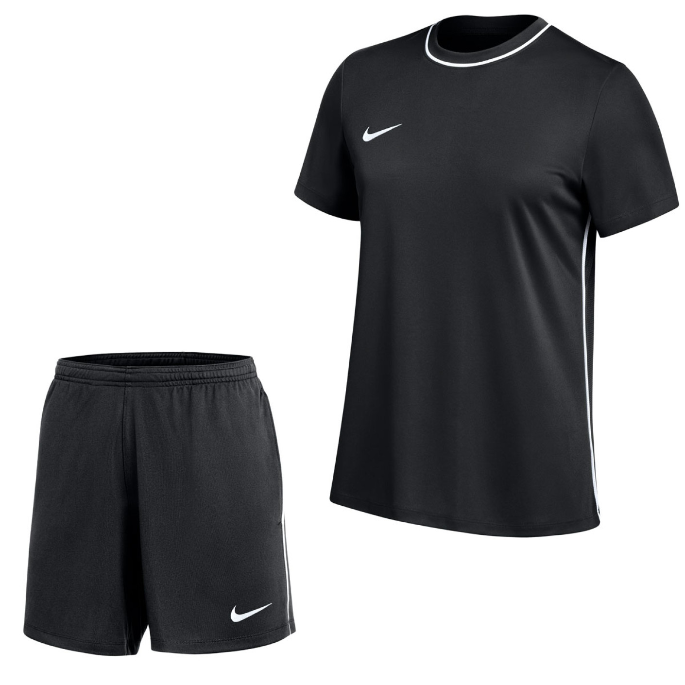 Kit d'entraînement Nike Dri-FIT Park 26 pour Femmes, noir et blanc