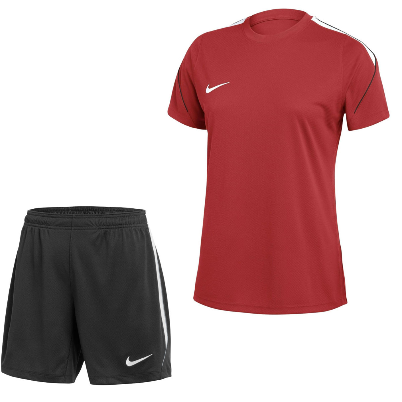 Nike Dri-FIT Strike 26 Trainingsset Dames Rood Zwart
