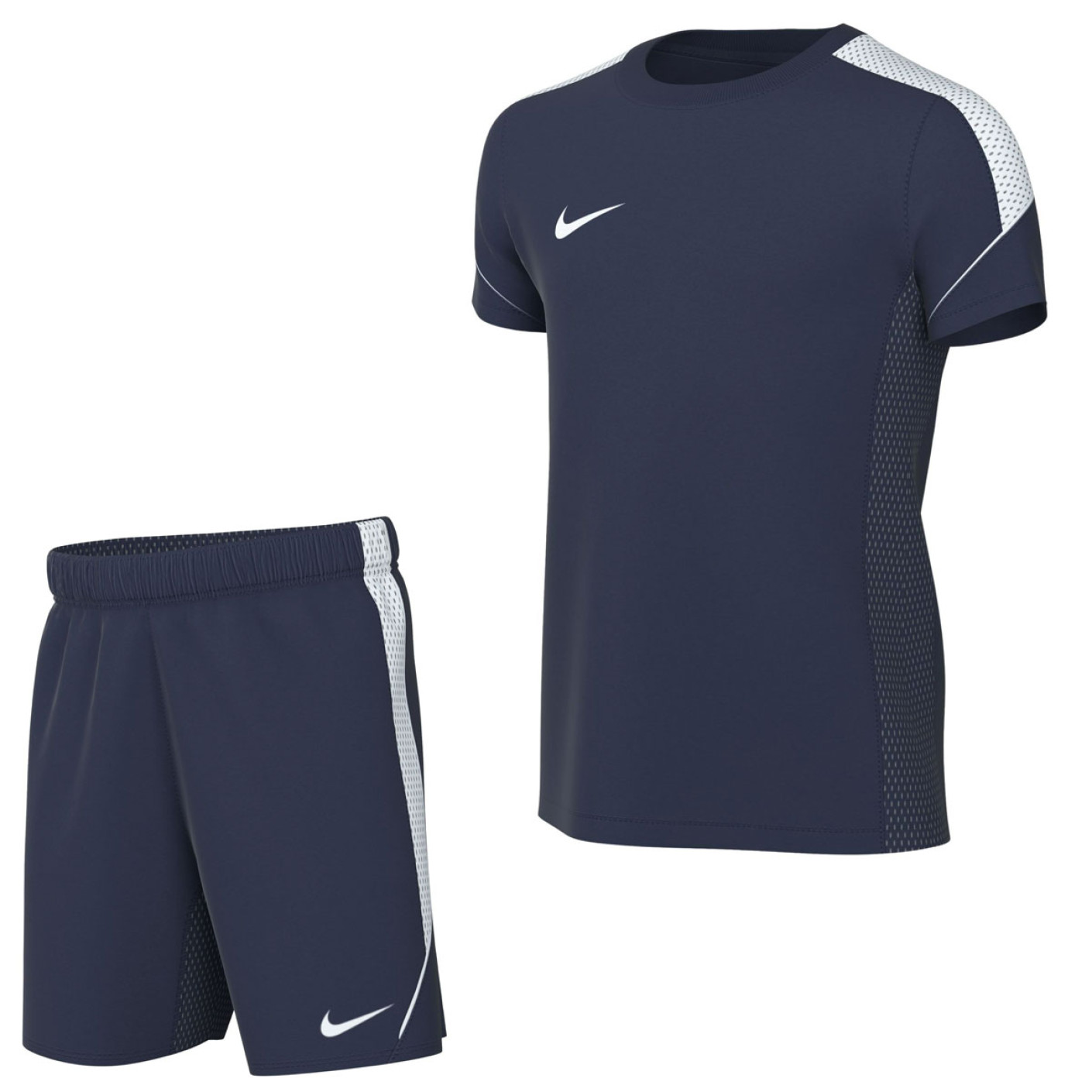 Nike Dri-FIT Strike 26 Trainingsset Kids Donkerblauw Wit