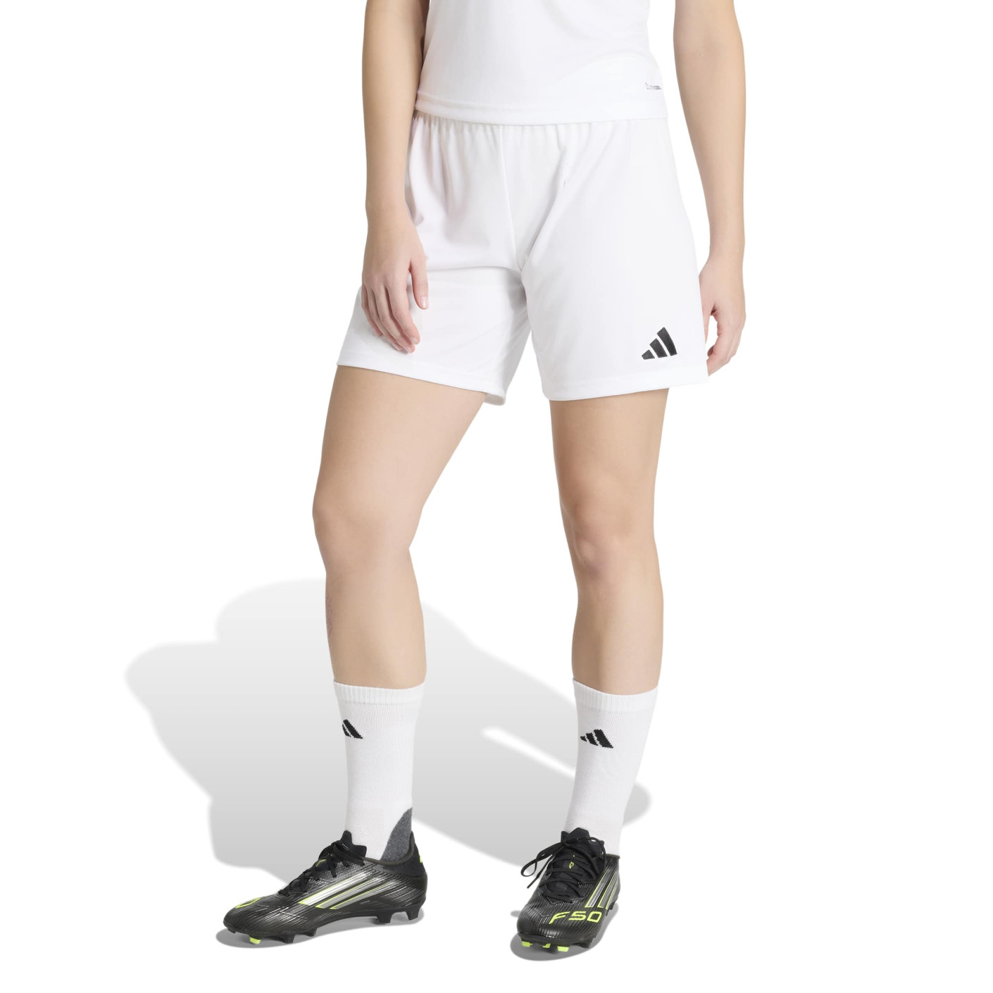 Short de football adidas Entrada 26 pour Femmes, blanc et noir