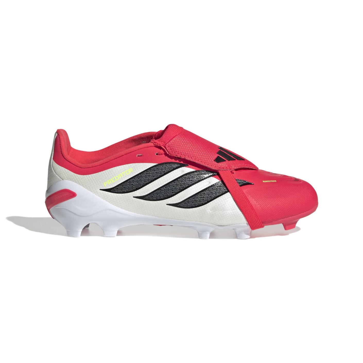 adidas Predator League FT Gazon Naturel Chaussures de Foot (FG) Enfants Rouge Blanc Noir