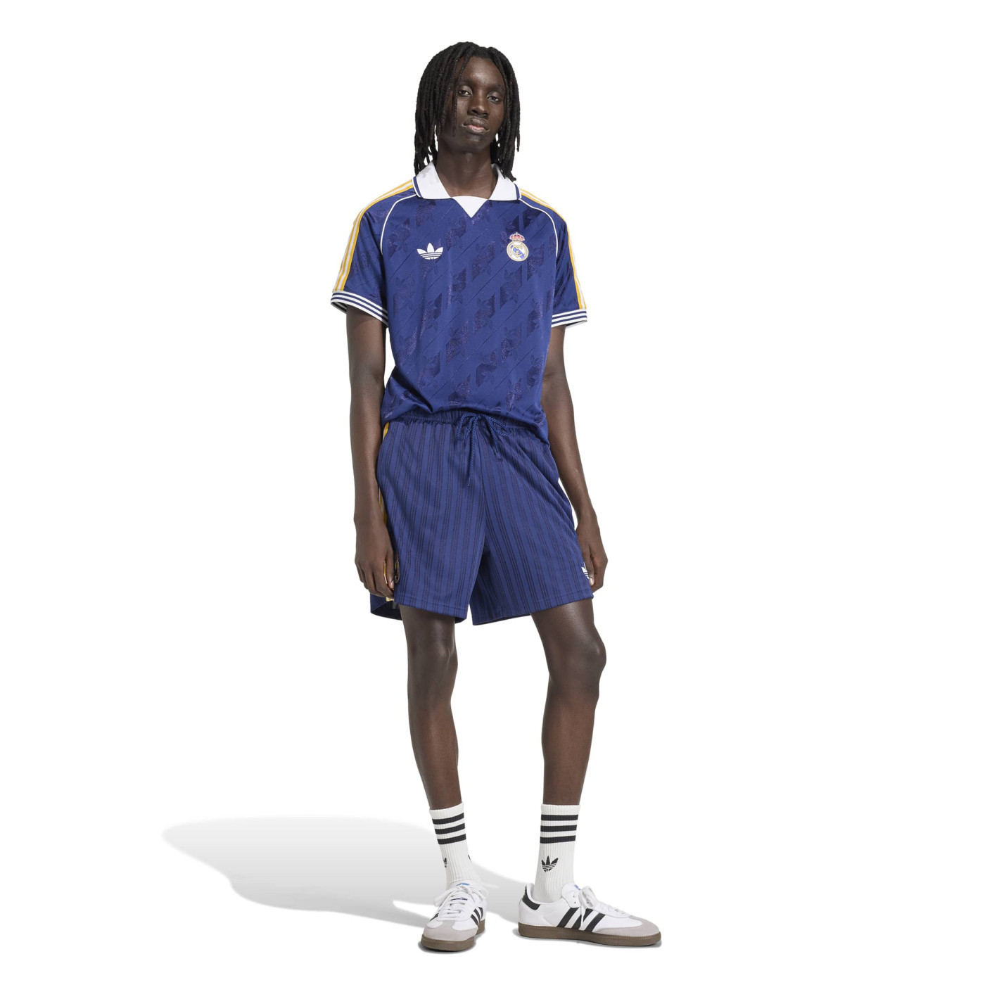 adidas Real Madrid Originals Ensemble Bleu Foncé Blanc Doré