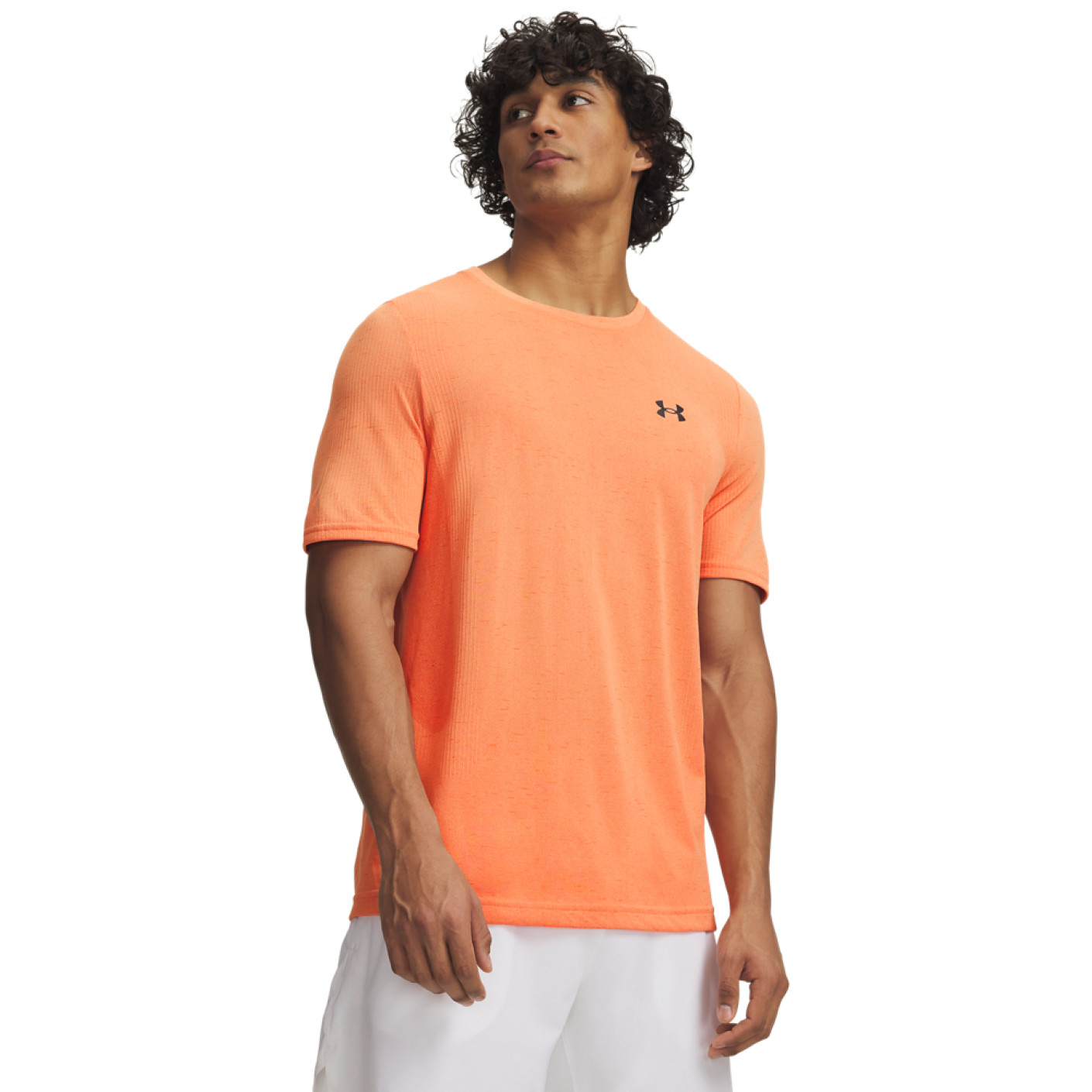 Chemise d'entraînement Under Armour Vanish Seamless, orange et noir