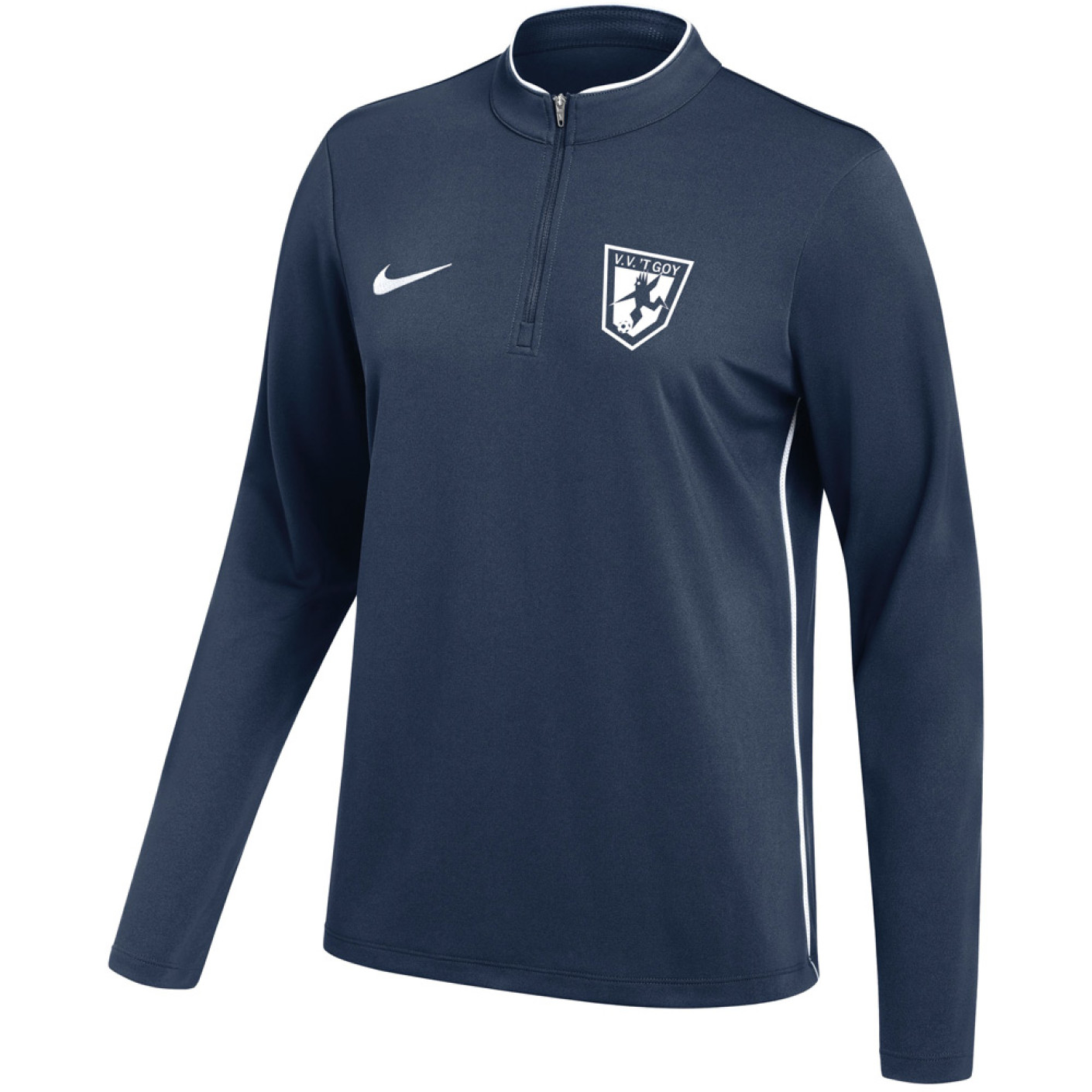 VV 't Goy Trainingstrui 1/4 Zip Dames Donkerblauw