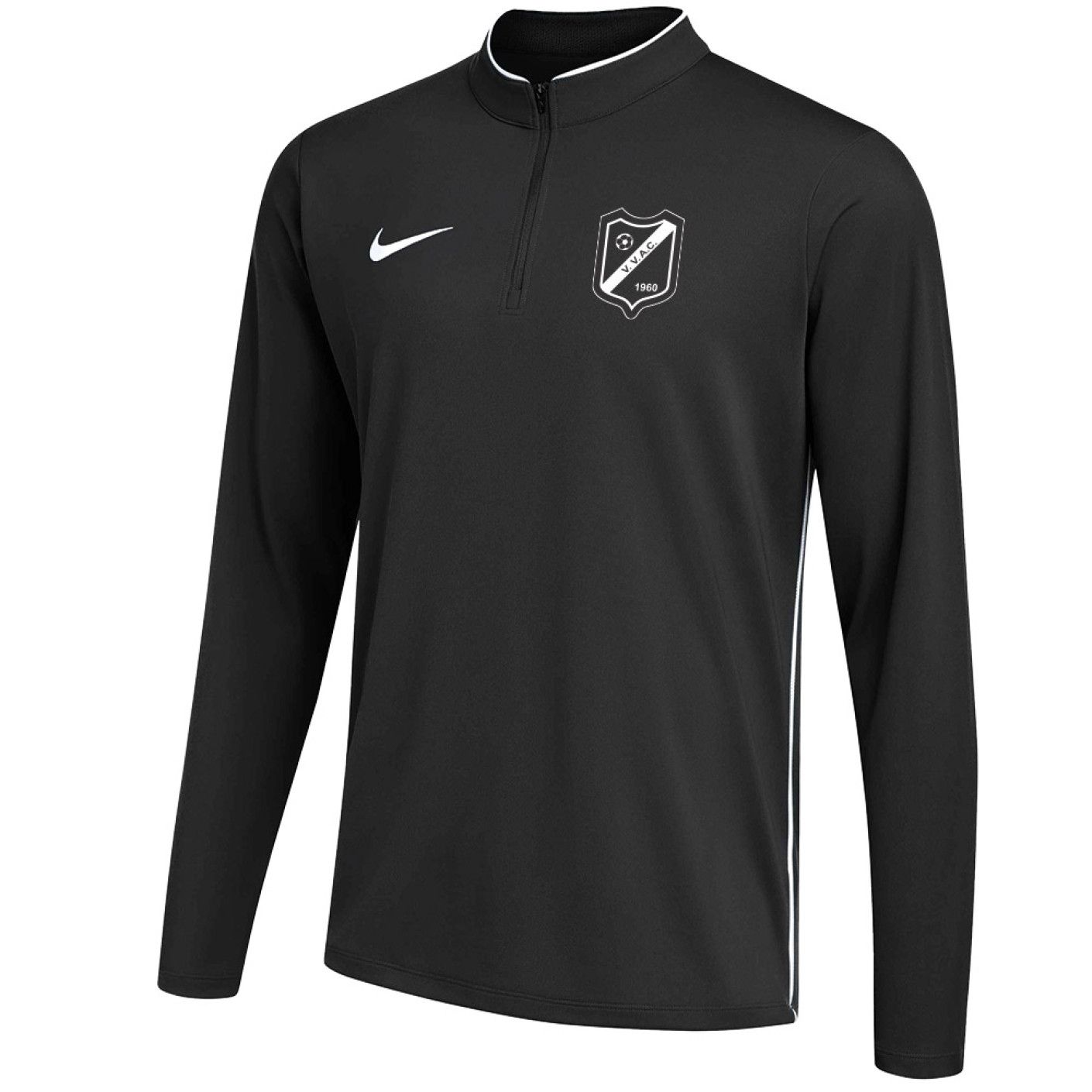 VVAC Trainingstrui 1/4 Zip Senior Zwart
