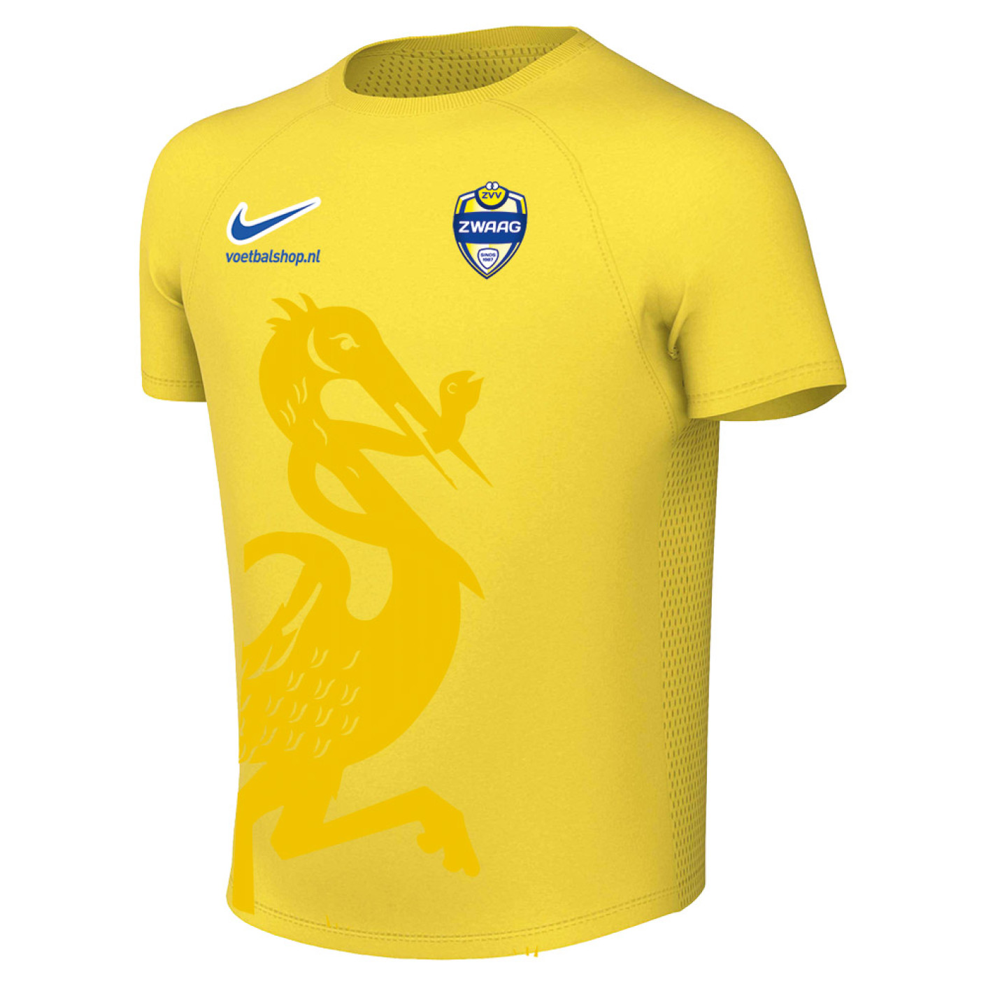 ZVV Zwaag Thuisshirt Junior Geel (blanco)