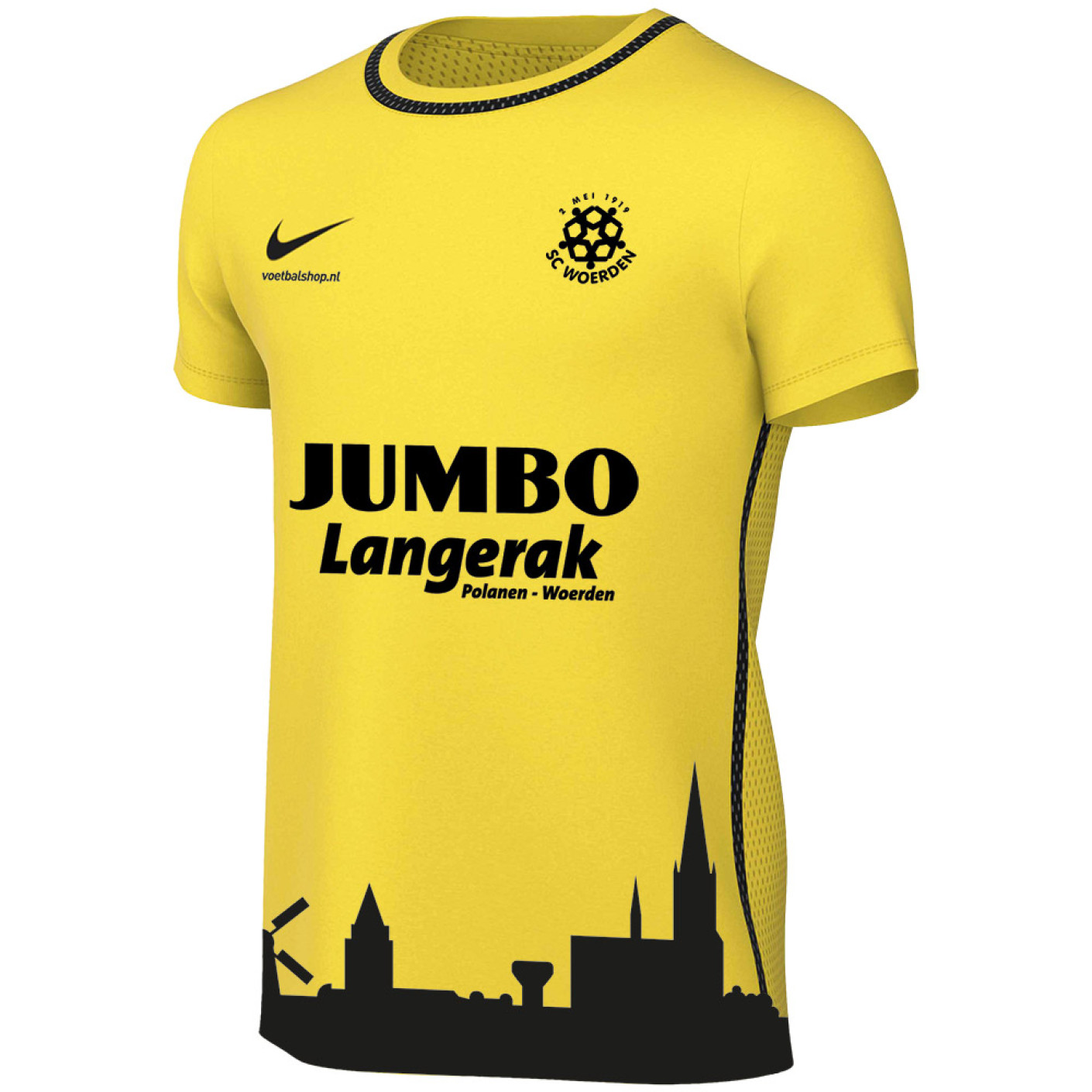 SC Woerden Uitshirt Junior Geel