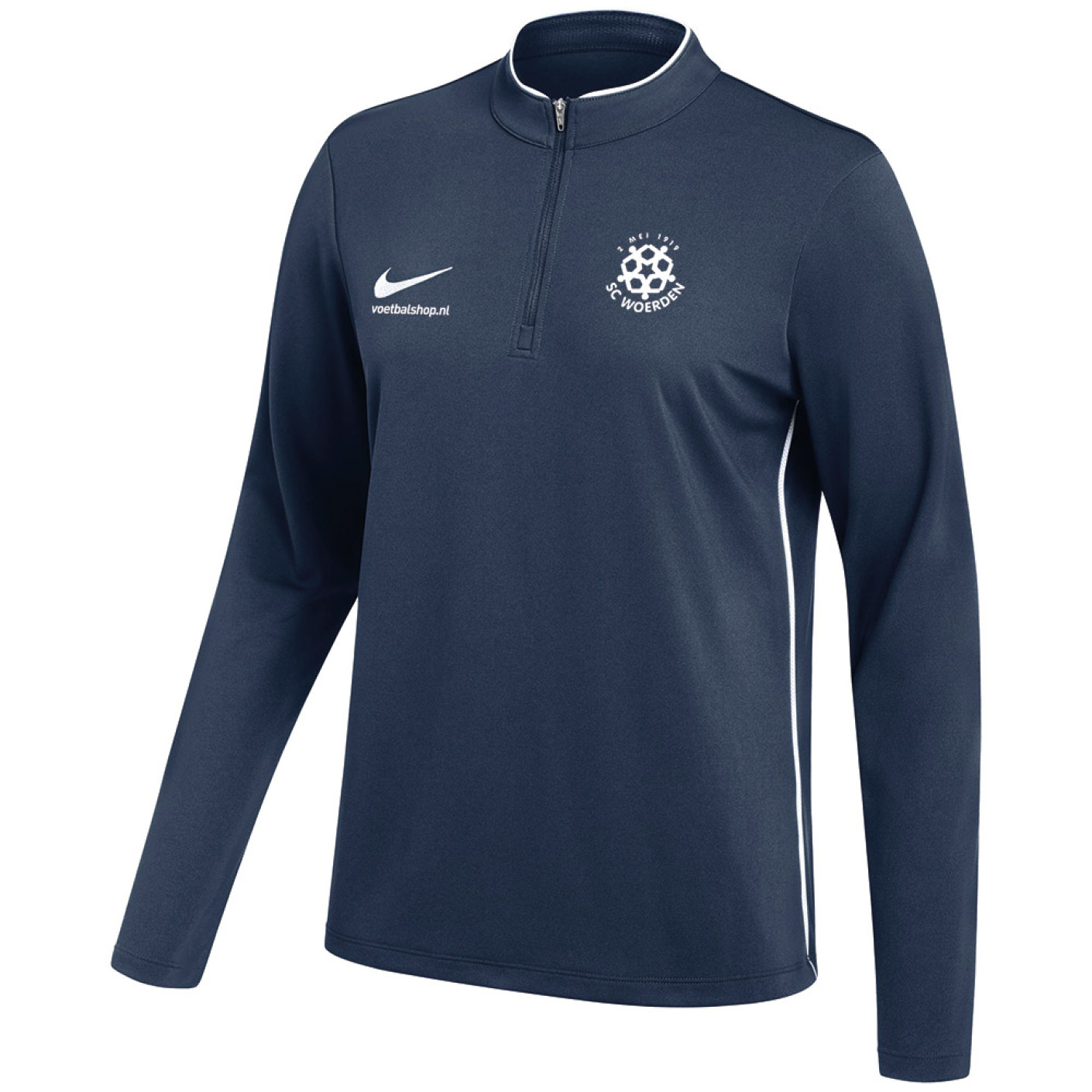 SC Woerden Trainingstrui 1/4 Zip Trainers Dames Donkerblauw