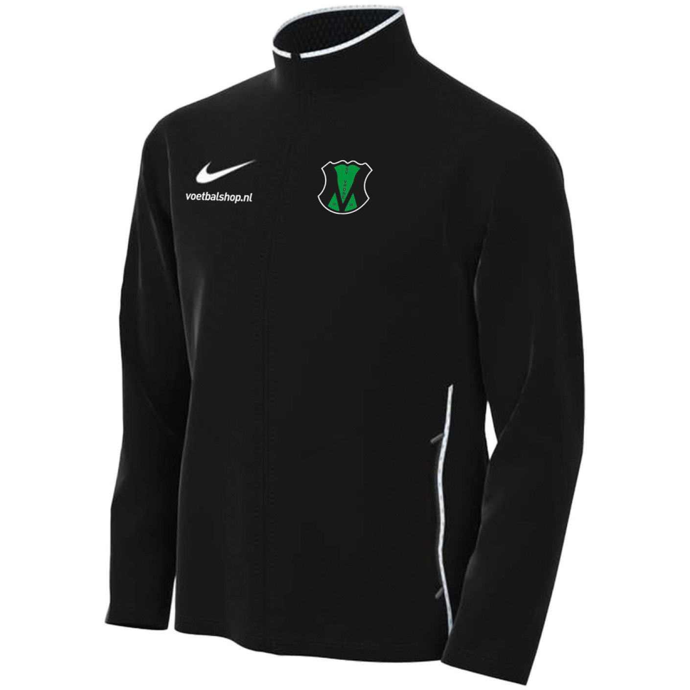 SV Vrone Trainingsjack Junior Zwart