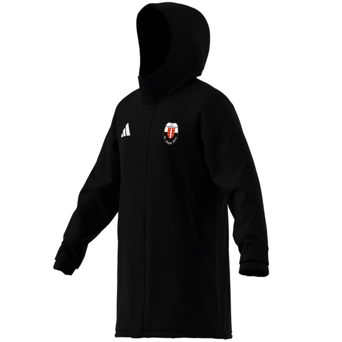 Jodan Boys Winterjas Senioren Zwart