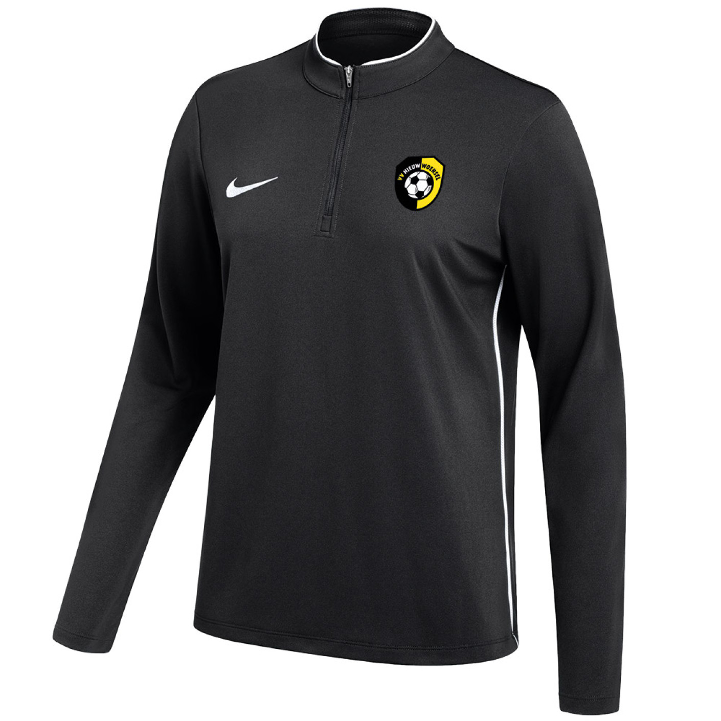 vv Nieuw Woensel Trainingstrui 1/4 Zip Junior Zwart