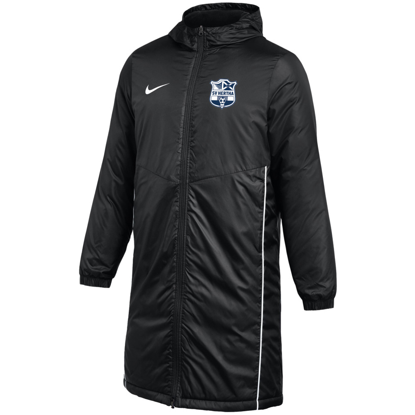 SV Hertha Winterjas Trainers Zwart