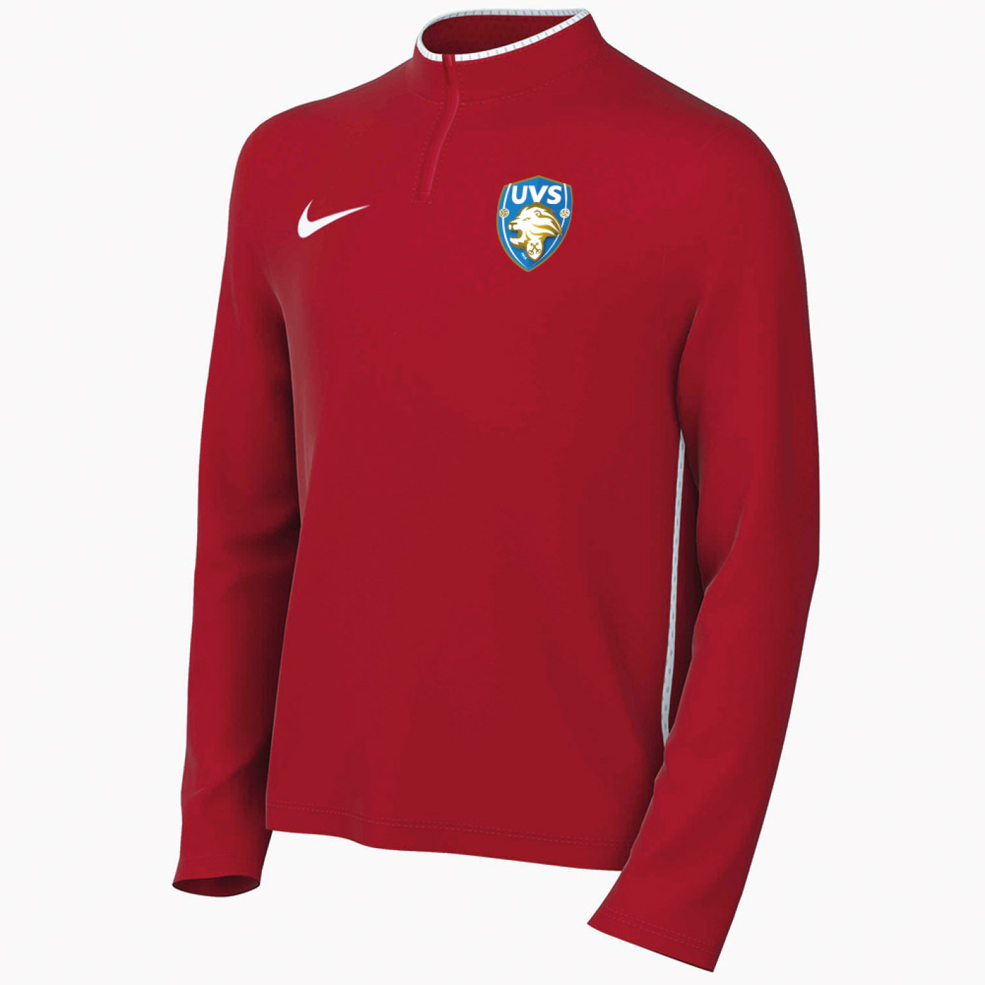 UVS Leiden Trainingstrui 1/4 Zip Trainers Junior Rood