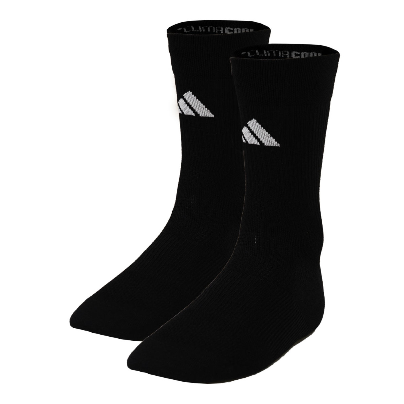 Chaussettes adidas Crew Light noires et blanches