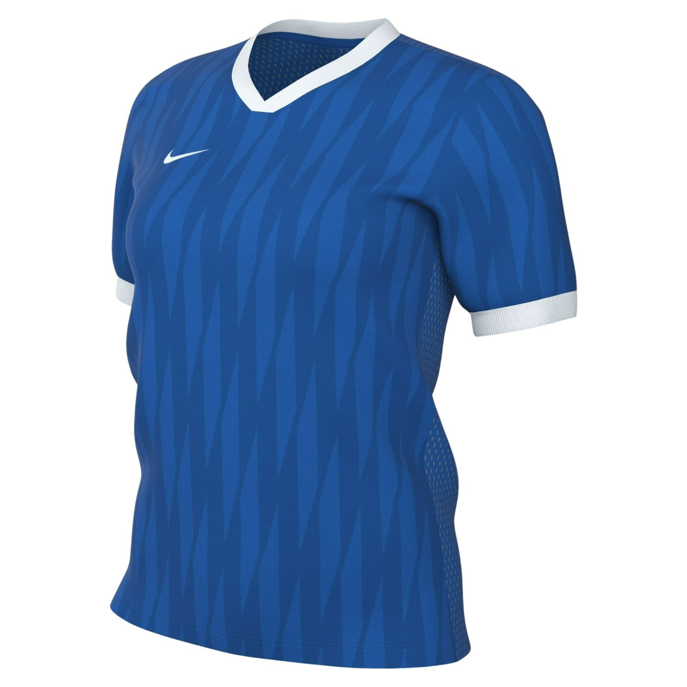 Chemise d'entraînement Nike Dri-FIT Challenge VI pour Femmes, bleu et blanc