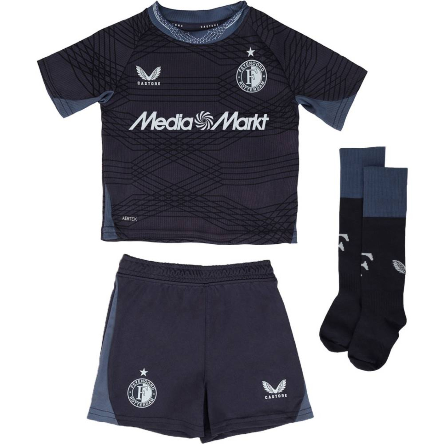 Castore Feyenoord Minikit Out 2025-2026 pour tout-petits