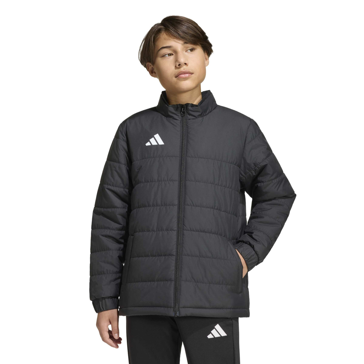 adidas Entrada 26 Tussenjas Kids Zwart Wit