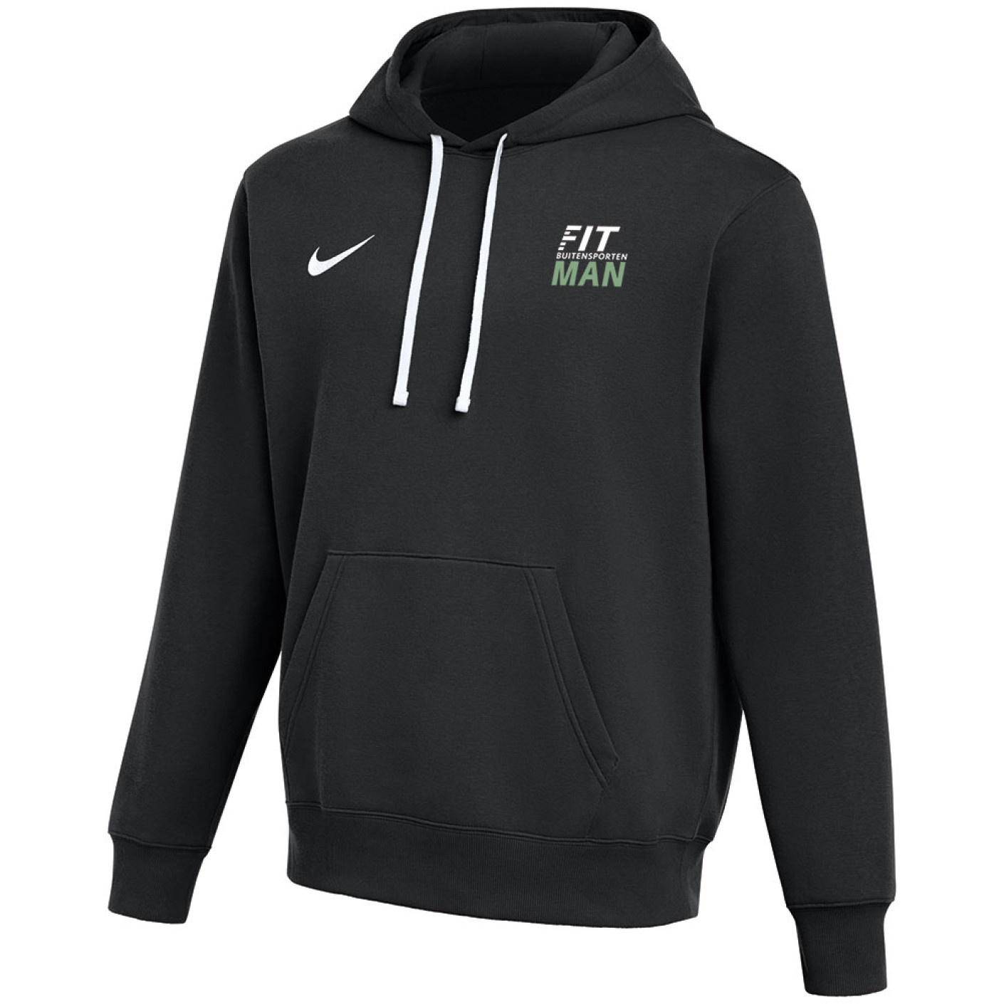 Fitman Buitensporten Hoodie Zwart