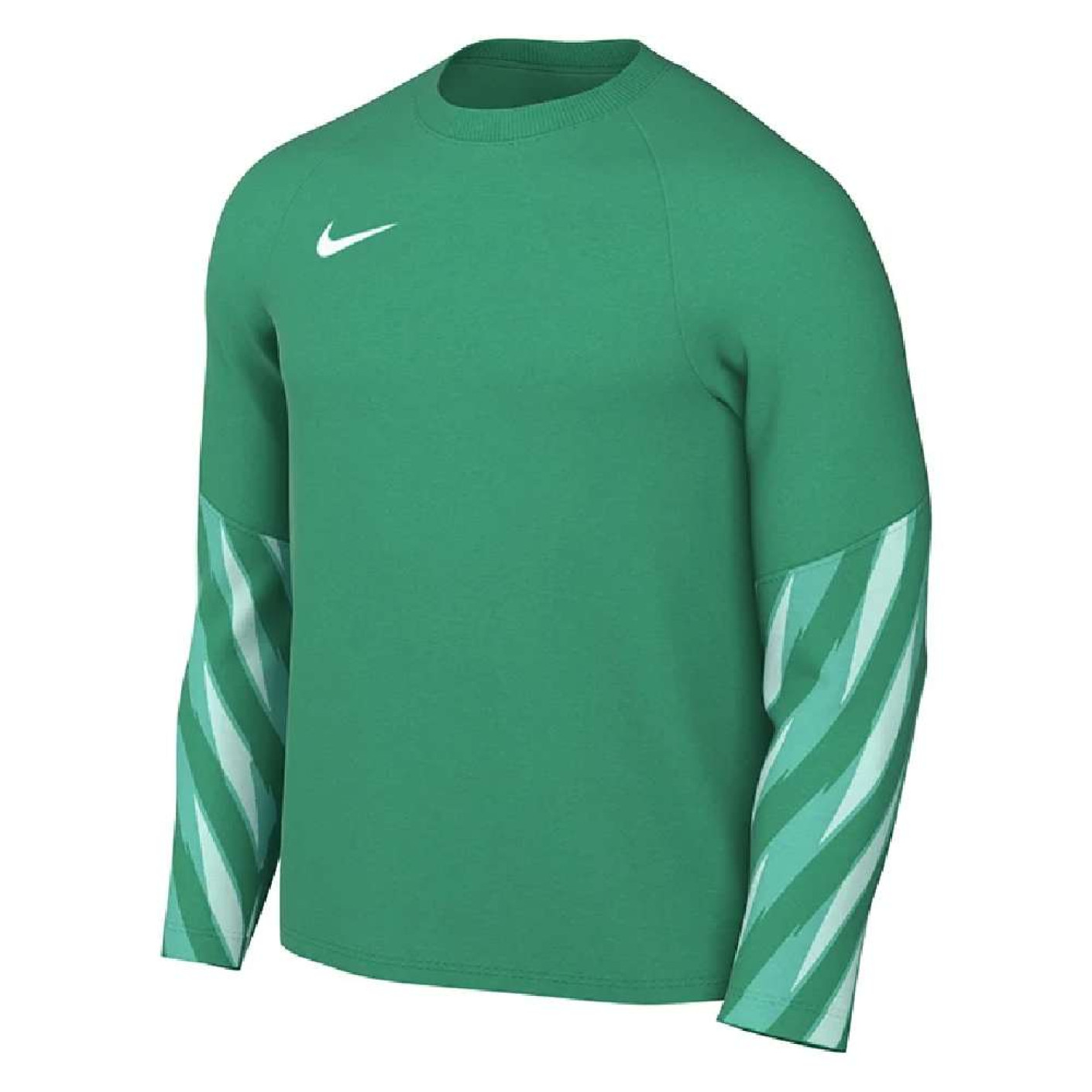 Maillot de gardien de but à manches longues Nike Dri-FIT Park Goalkeeper V vert clair blanc