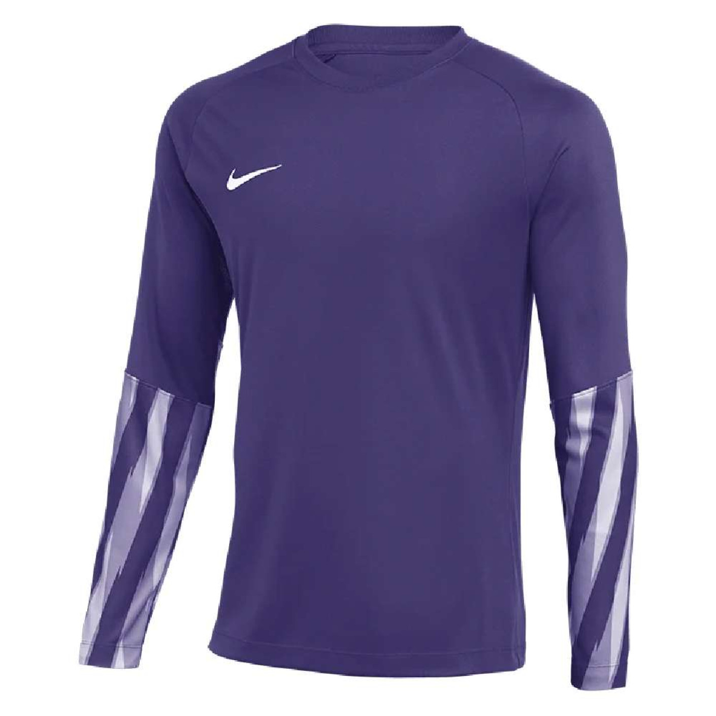 Chemise de gardien de but à manches longues Nike Dri-FIT Park Goalkeeper V violet clair et blanc